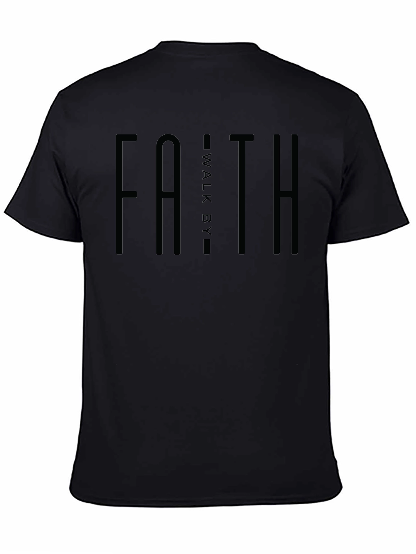 Faith Walk By T-Shirt - Christian Apparel