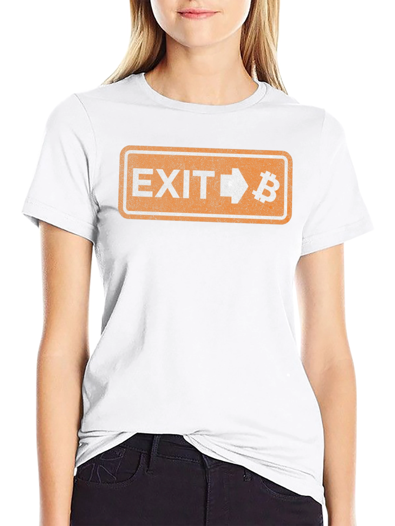 Bitcoin Exit T-Shirt Crypto Gift