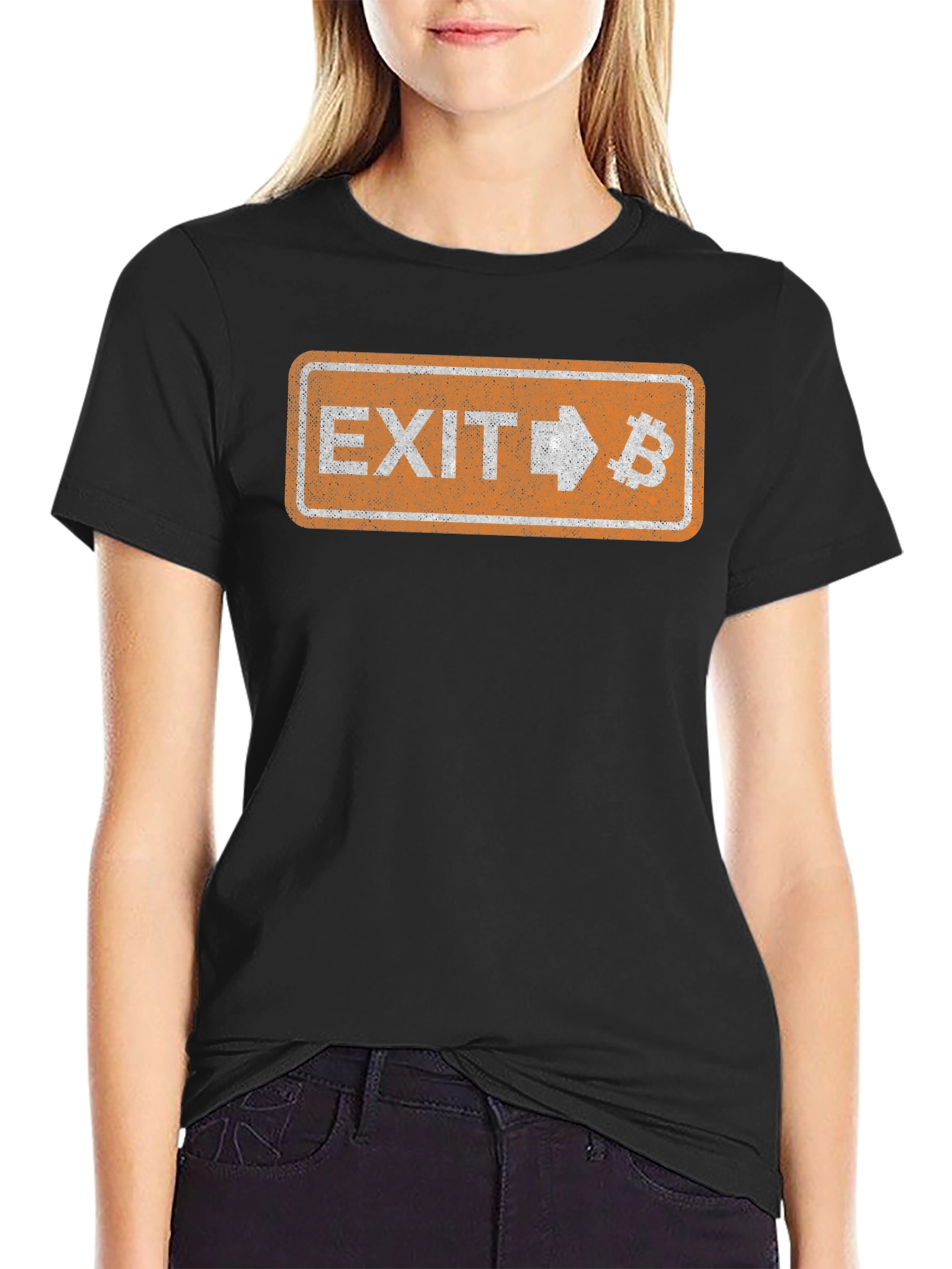 Bitcoin Exit T-Shirt Crypto Gift