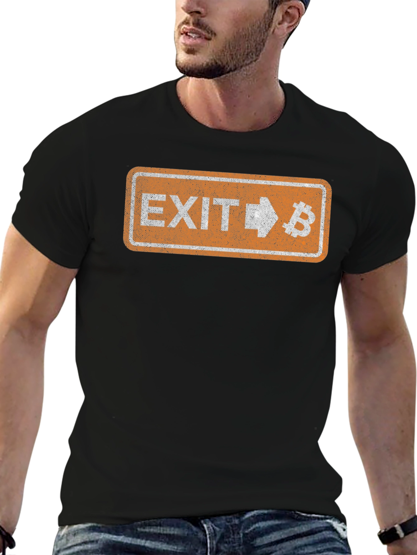 Bitcoin Exit T-Shirt Crypto Gift