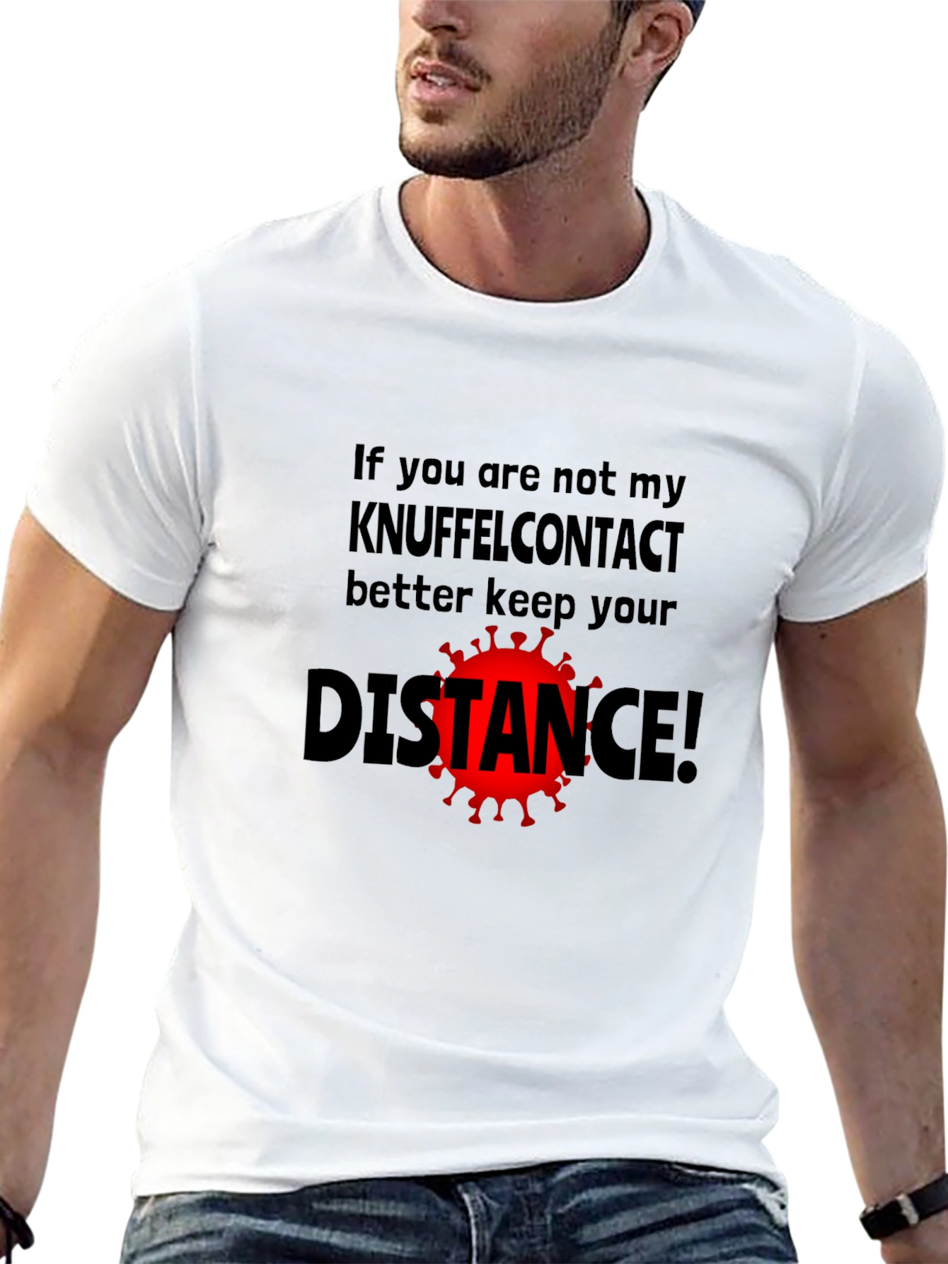 Keep Your Distance T-Shirt - Novelty Graphic Tee