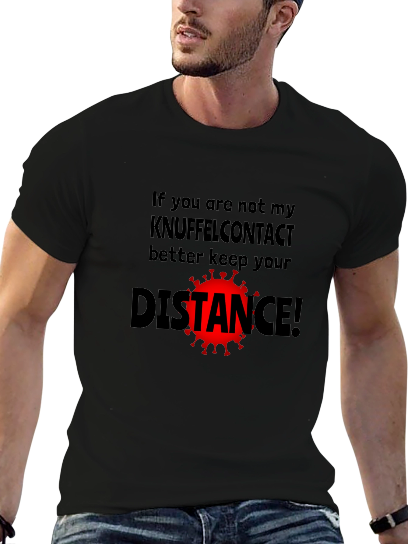 Keep Your Distance T-Shirt - Novelty Graphic Tee