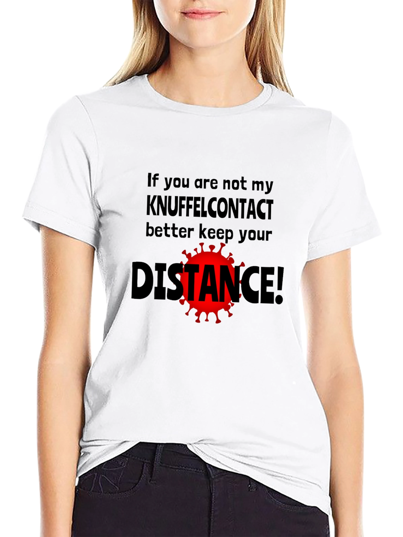 Keep Your Distance T-Shirt - Novelty Graphic Tee