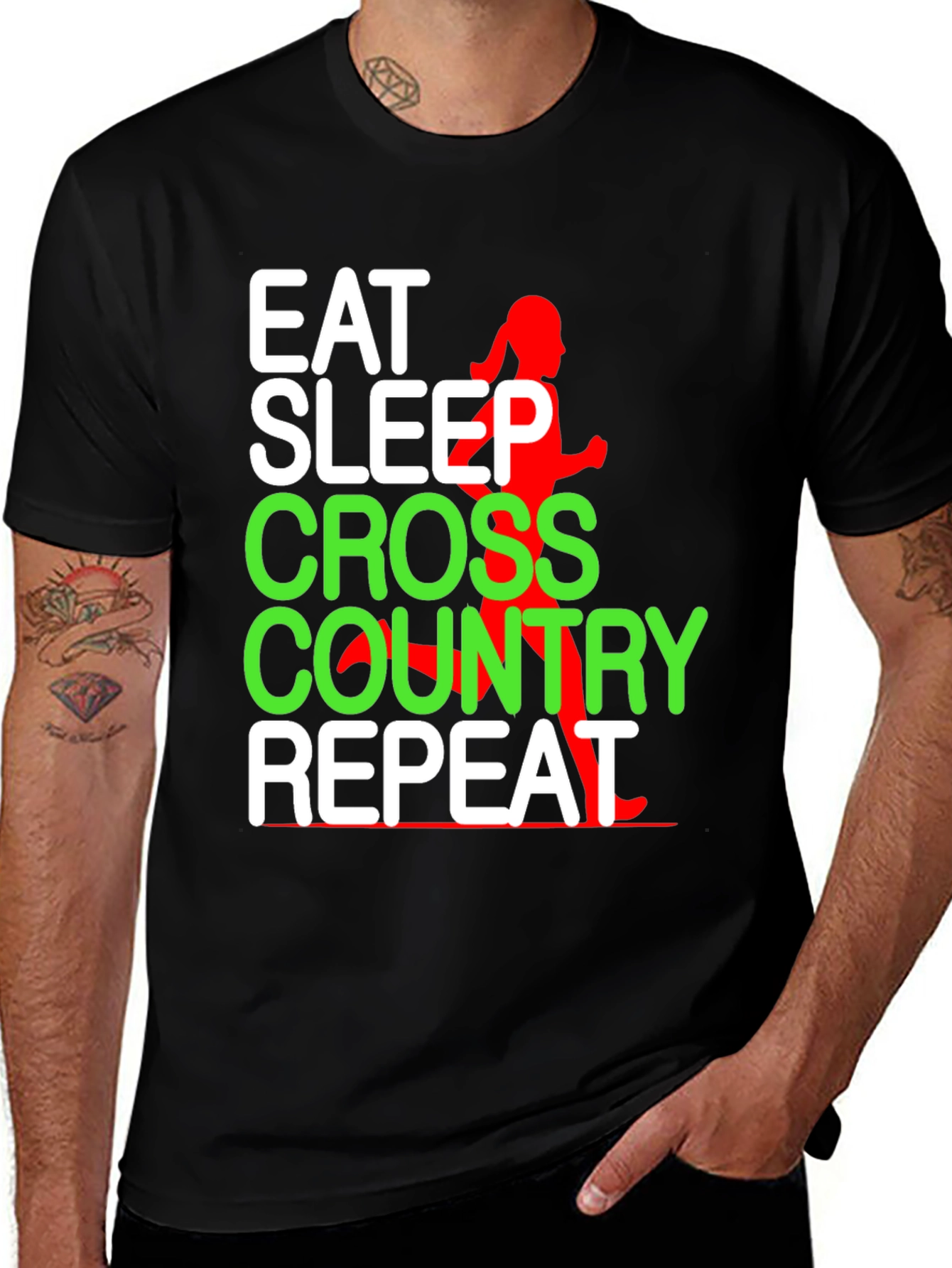 Eat Sleep Cross Country Repeat T-Shirt