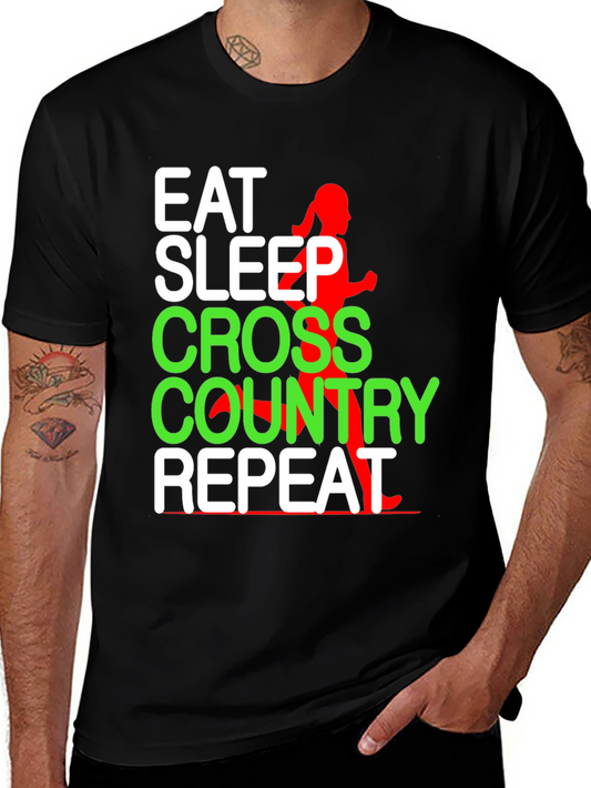Eat Sleep Cross Country Repeat T-Shirt