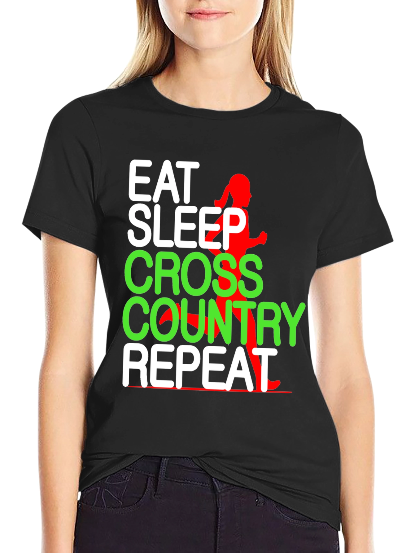 Eat Sleep Cross Country Repeat T-Shirt