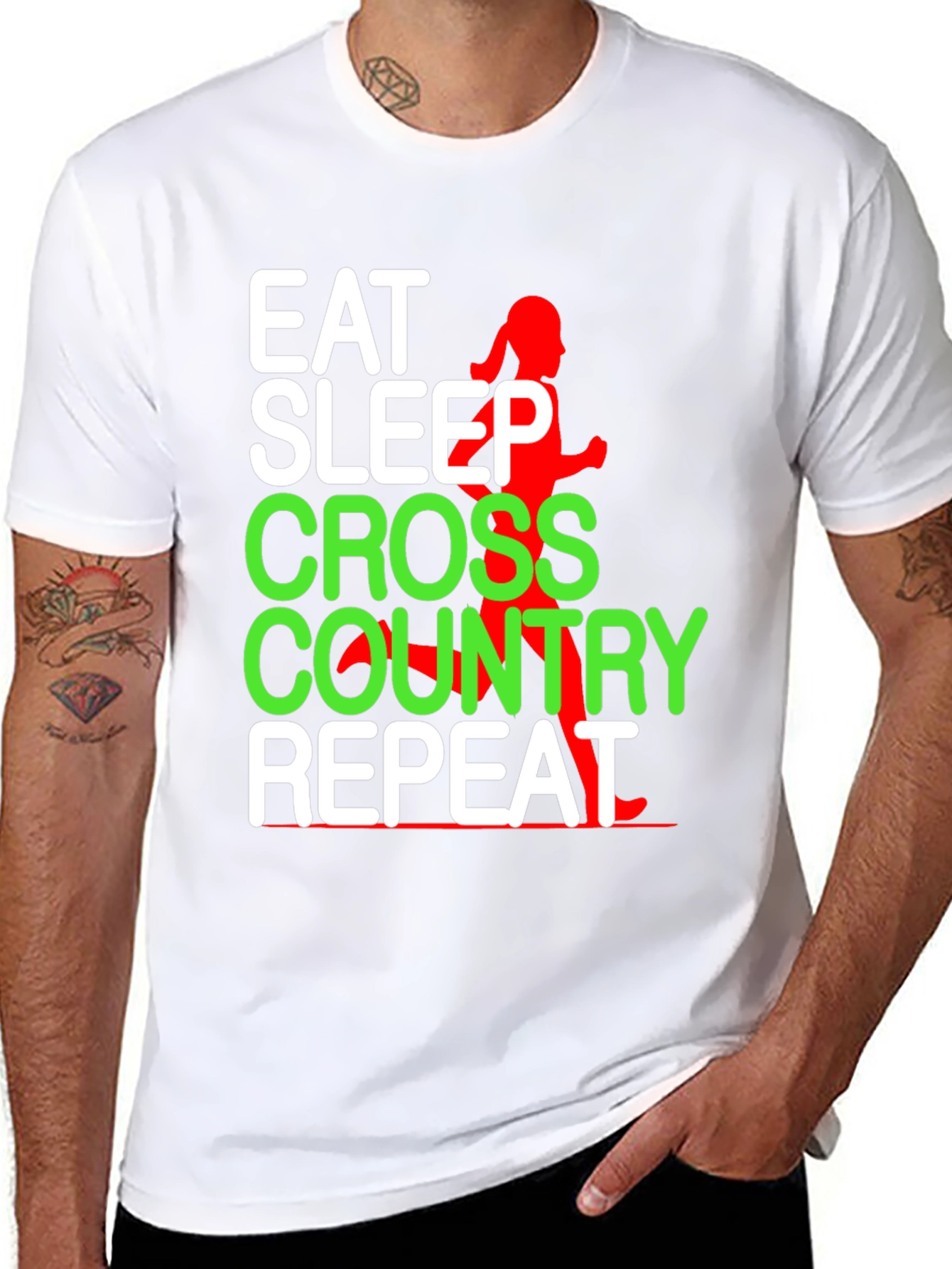Eat Sleep Cross Country Repeat T-Shirt