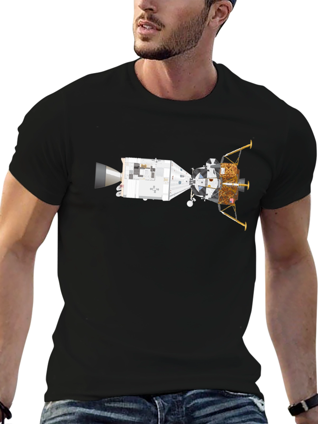 Apollo Lunar Module T-Shirt - Space Mission Tee