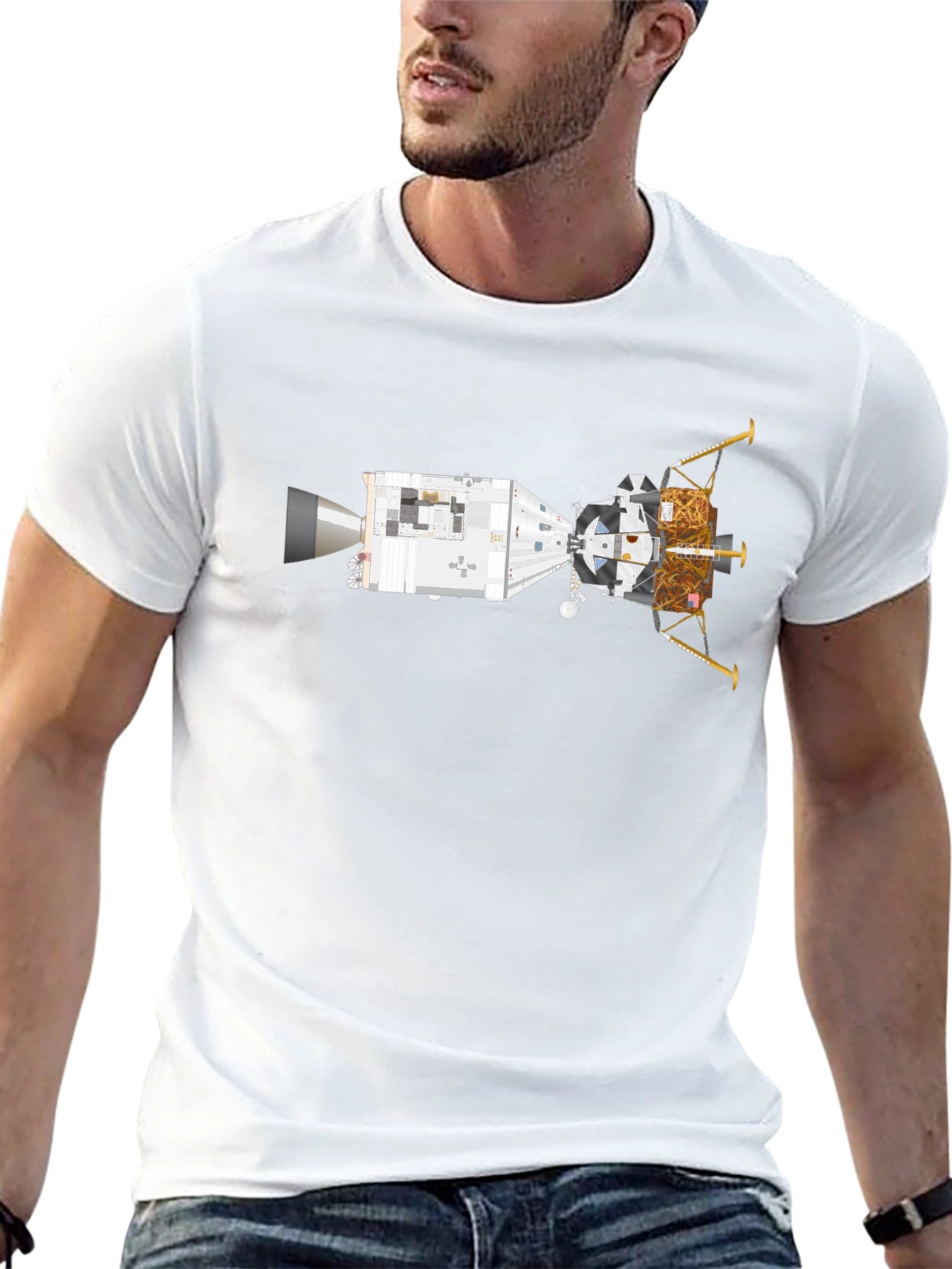 Apollo Lunar Module T-Shirt - Space Mission Tee
