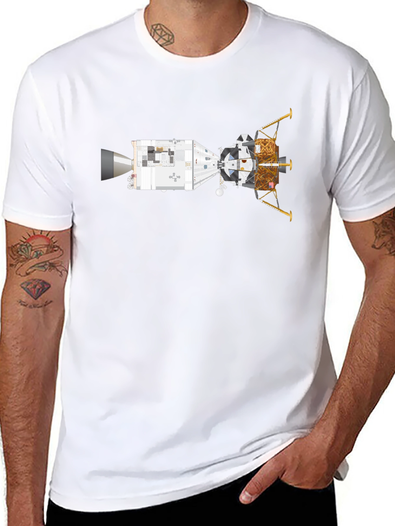Apollo Lunar Module T-Shirt - Space Mission Tee
