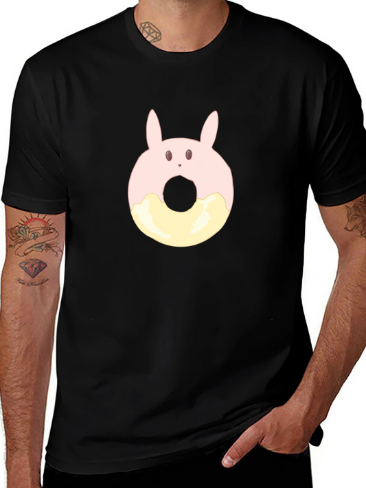Bunny Donut Graphic Tee - Kawaii Style Shirt