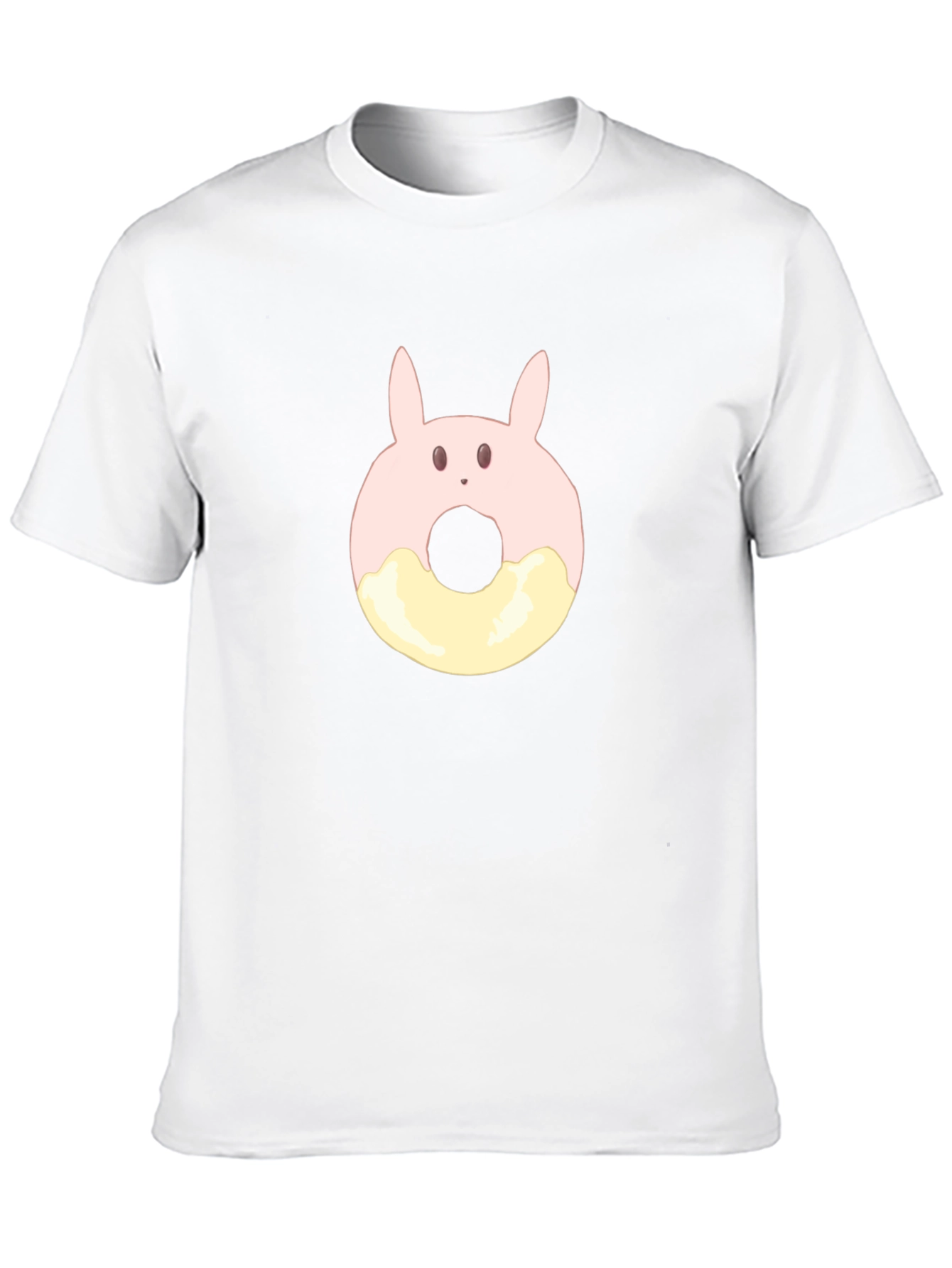 Bunny Donut Graphic Tee - Kawaii Style Shirt