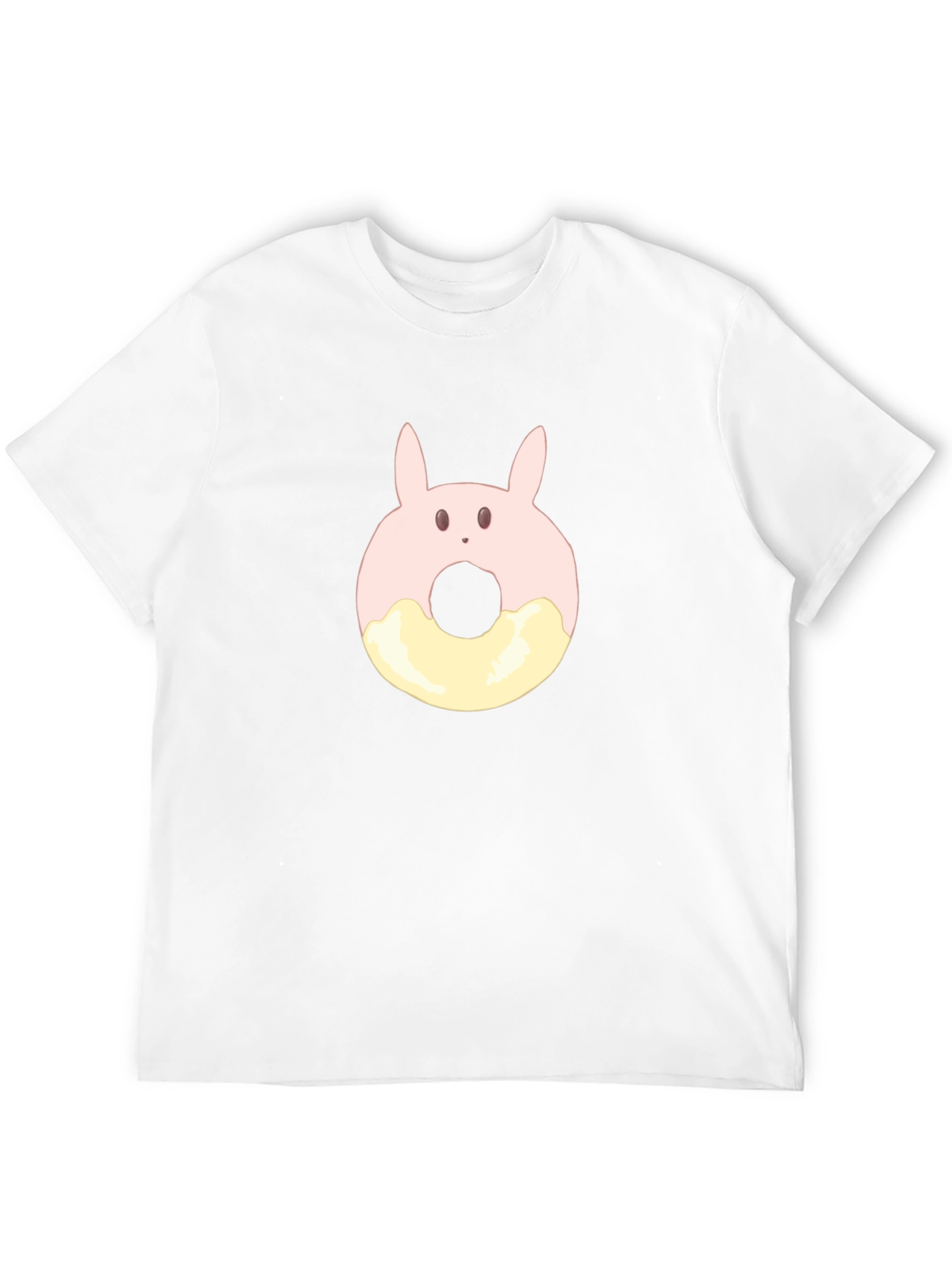 Bunny Donut Graphic Tee - Kawaii Style Shirt