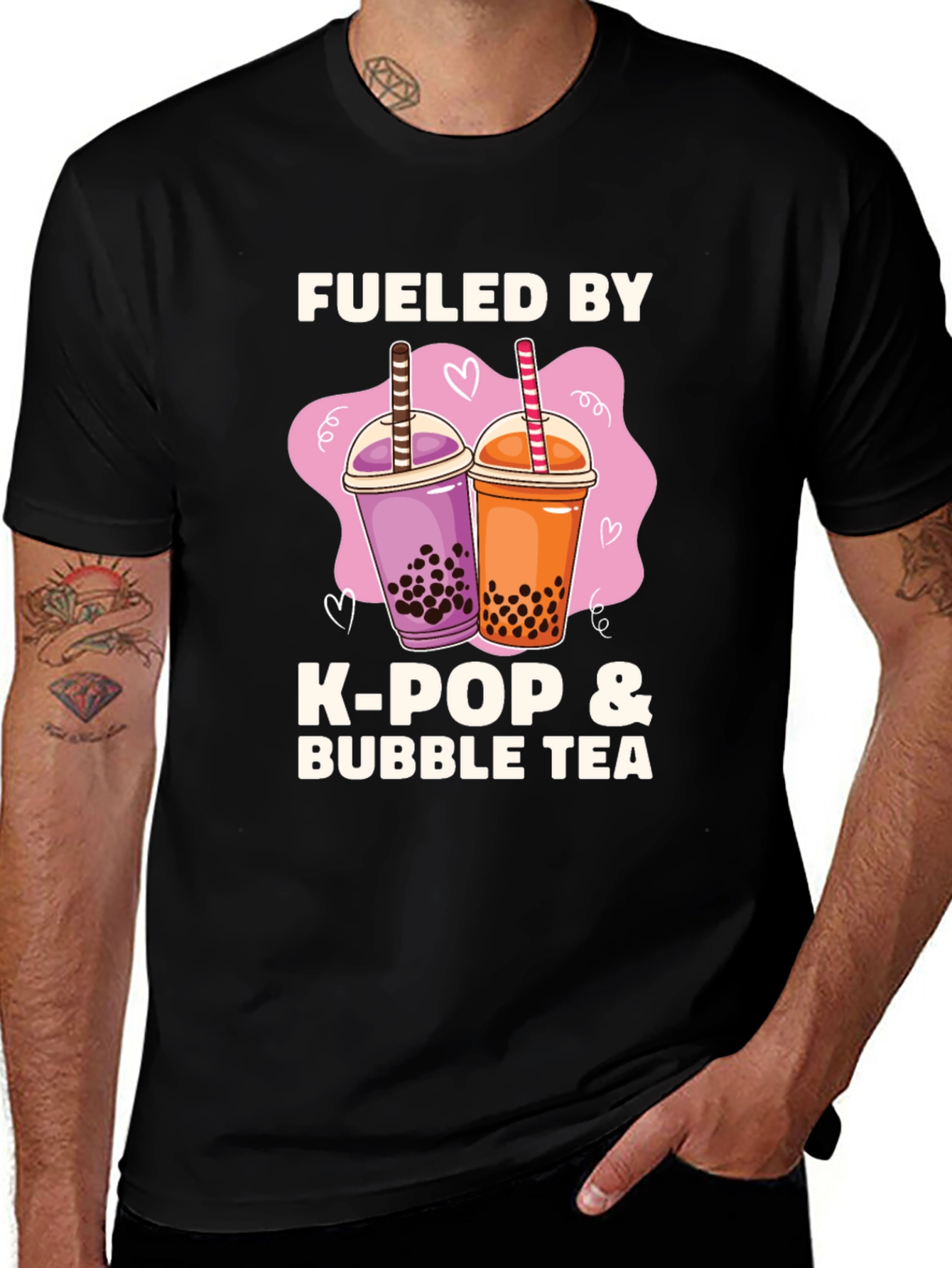K-Pop & Bubble Tea Lover T-Shirt