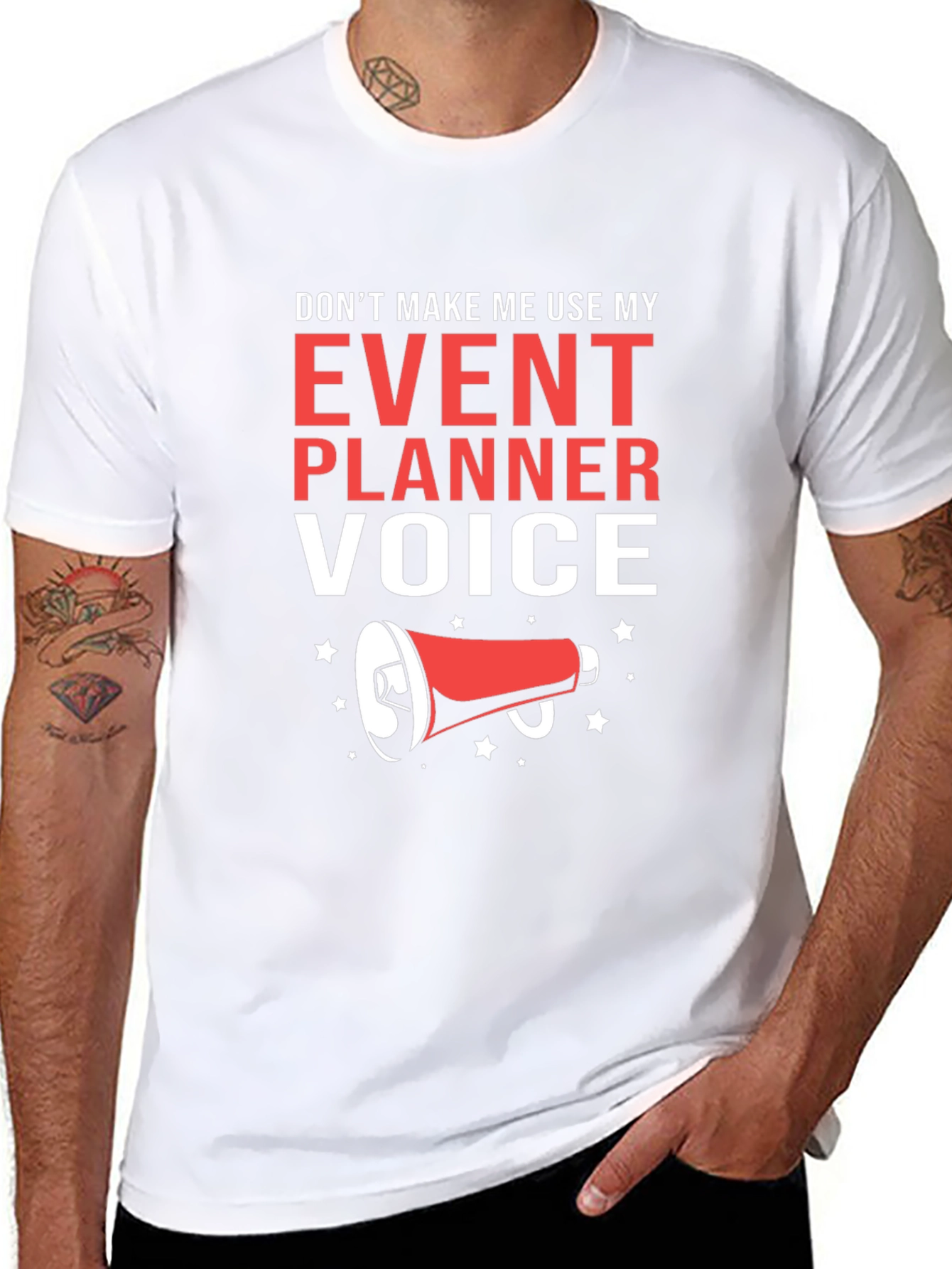 Event Planner Voice Graphic T-Shirt
