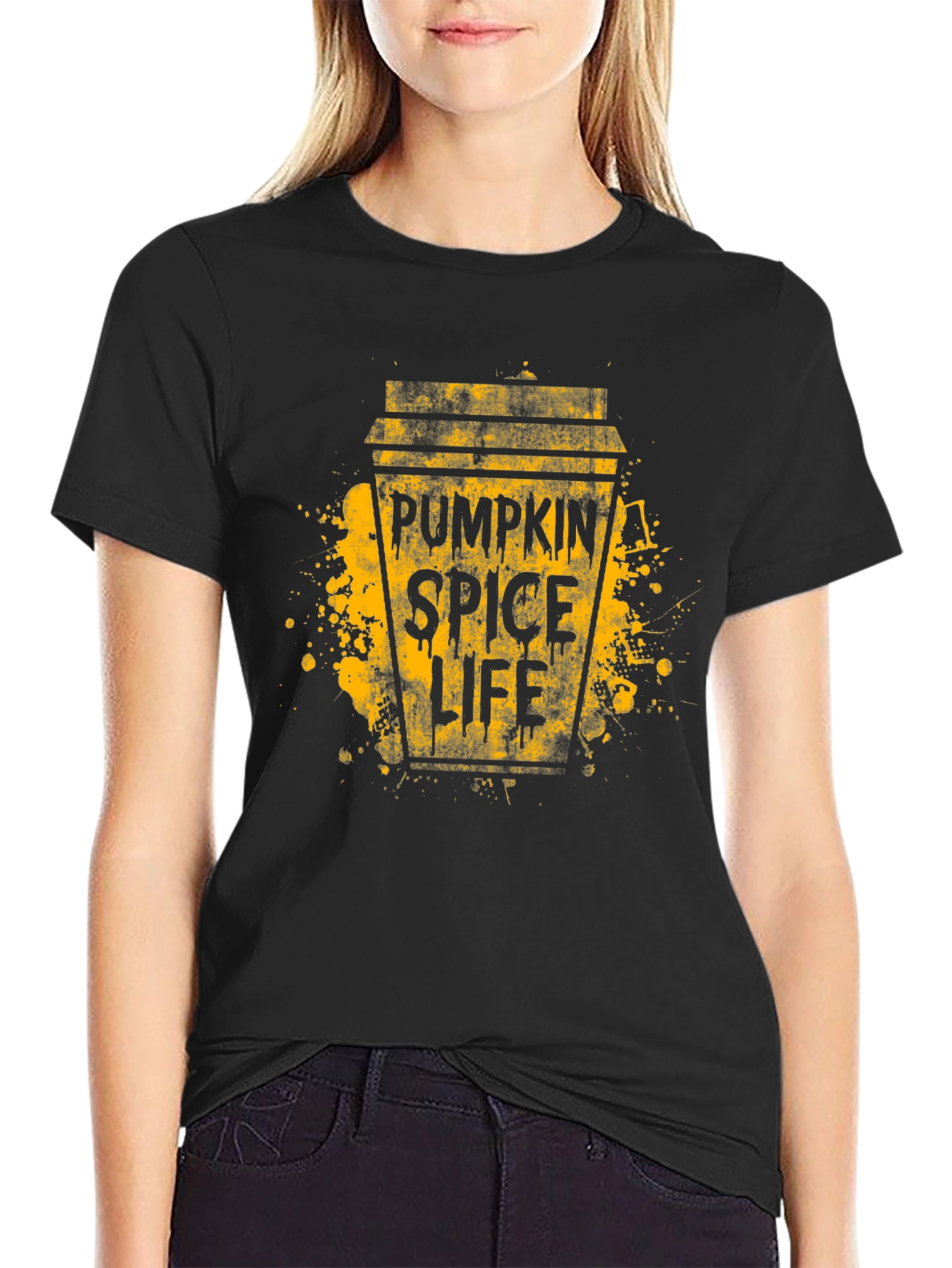 Pumpkin Spice Life Graphic Tee - Trendy Fall Apparel