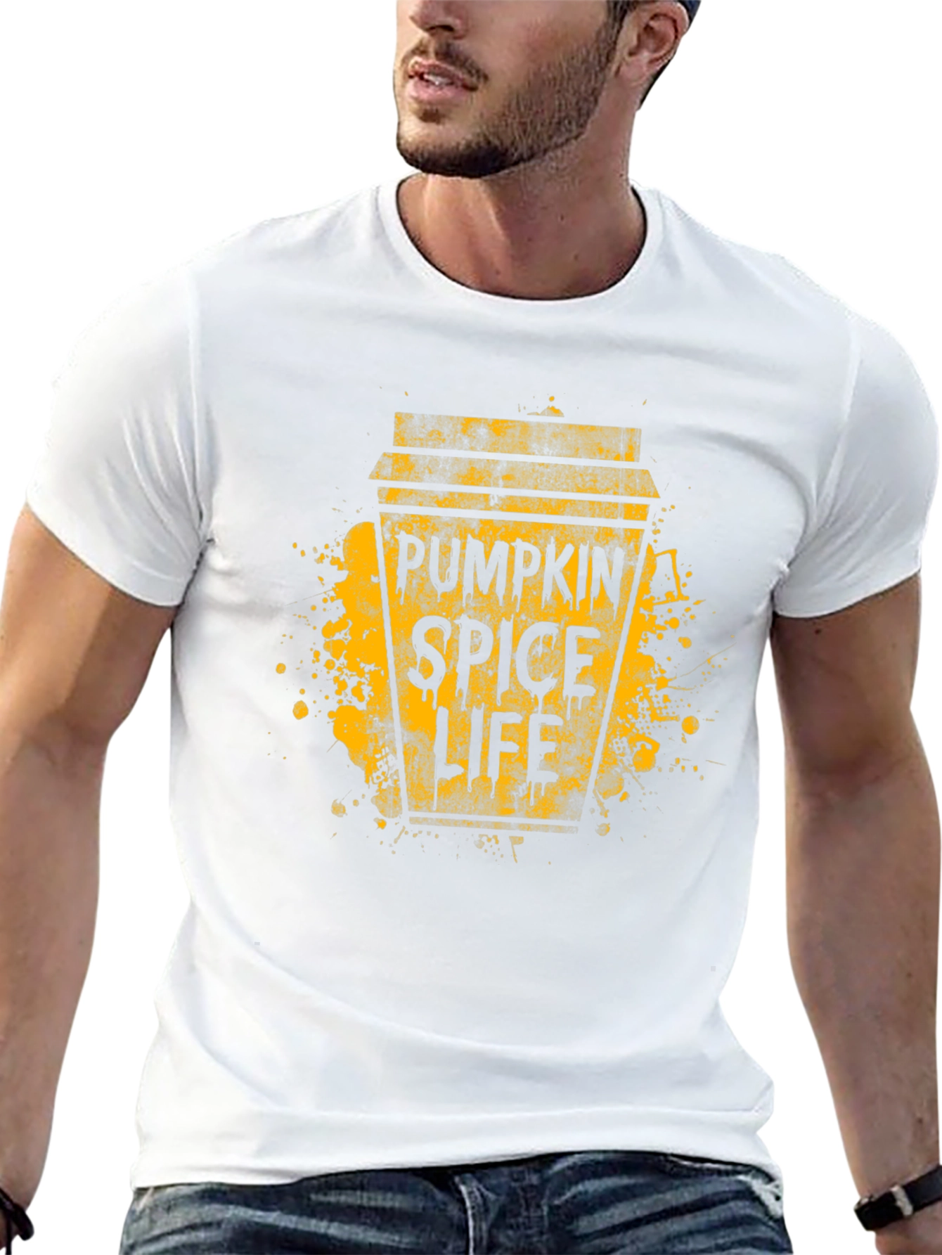 Pumpkin Spice Life Graphic Tee - Trendy Fall Apparel