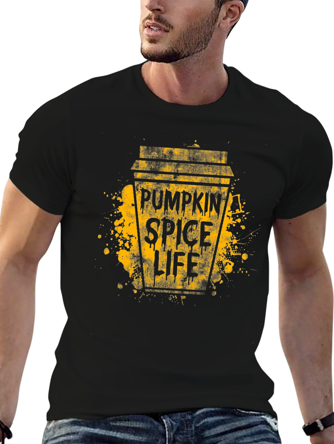 Pumpkin Spice Life Graphic Tee - Trendy Fall Apparel