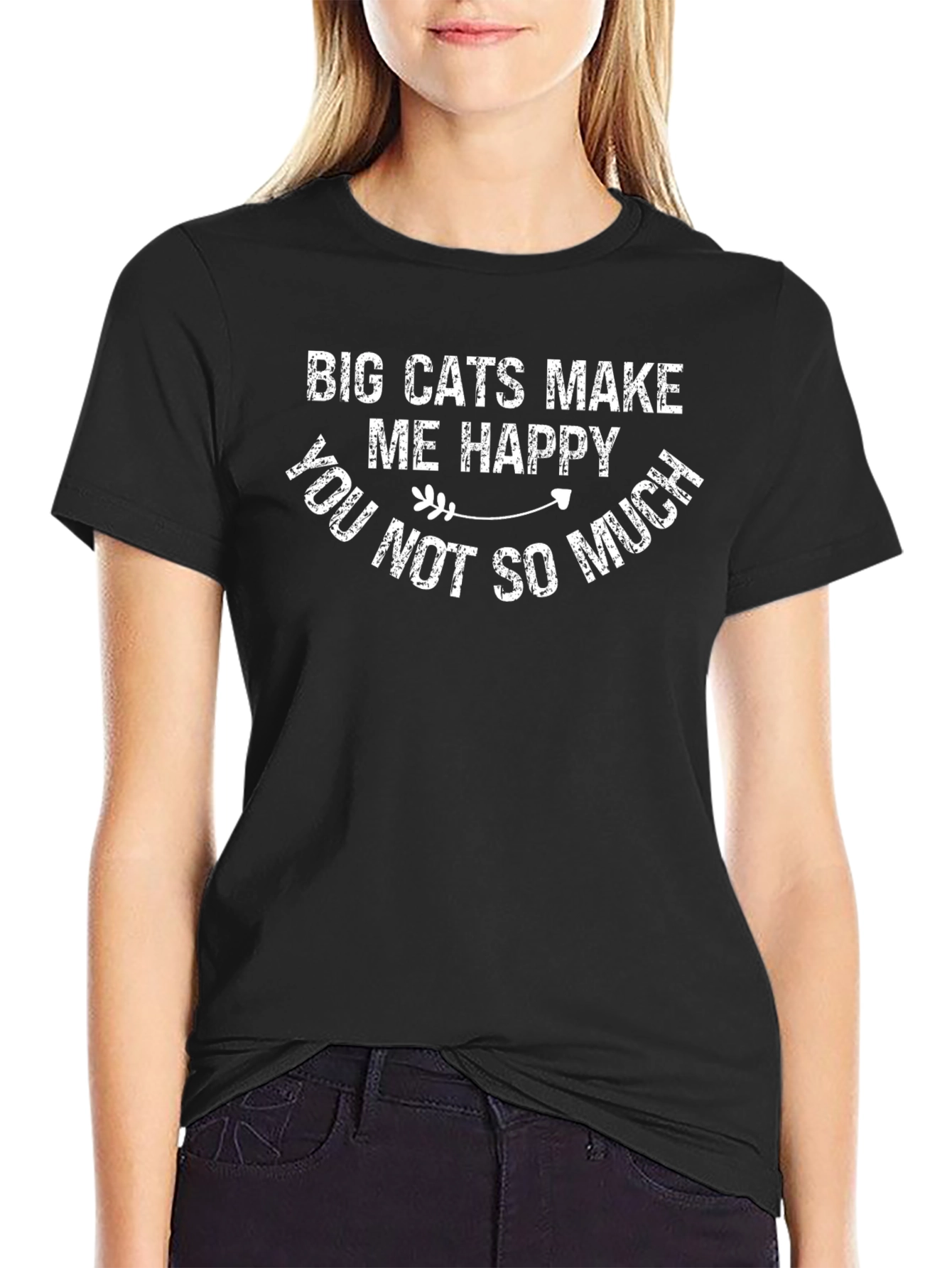 Big Cats Make Me Happy Graphic Tee