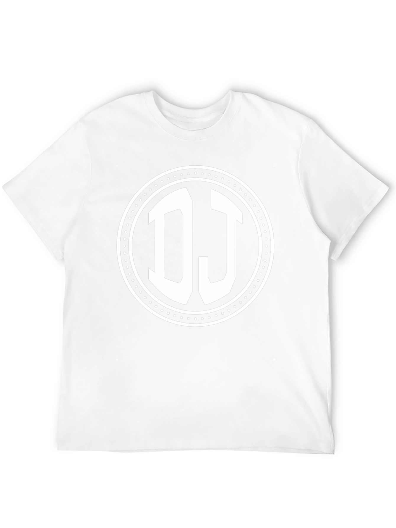 DJ Graphic T-Shirt - Round Logo Design