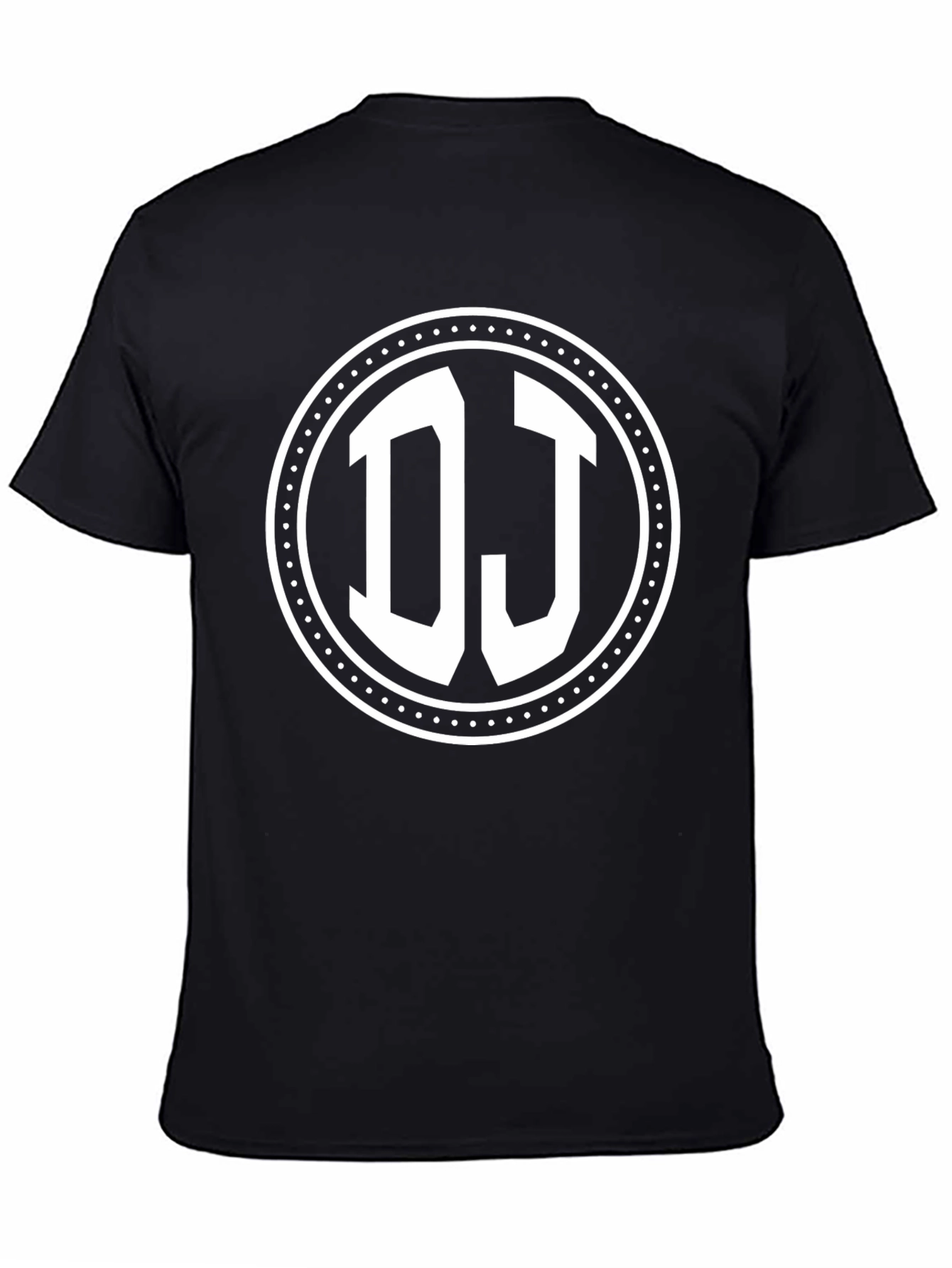 DJ Graphic T-Shirt - Round Logo Design
