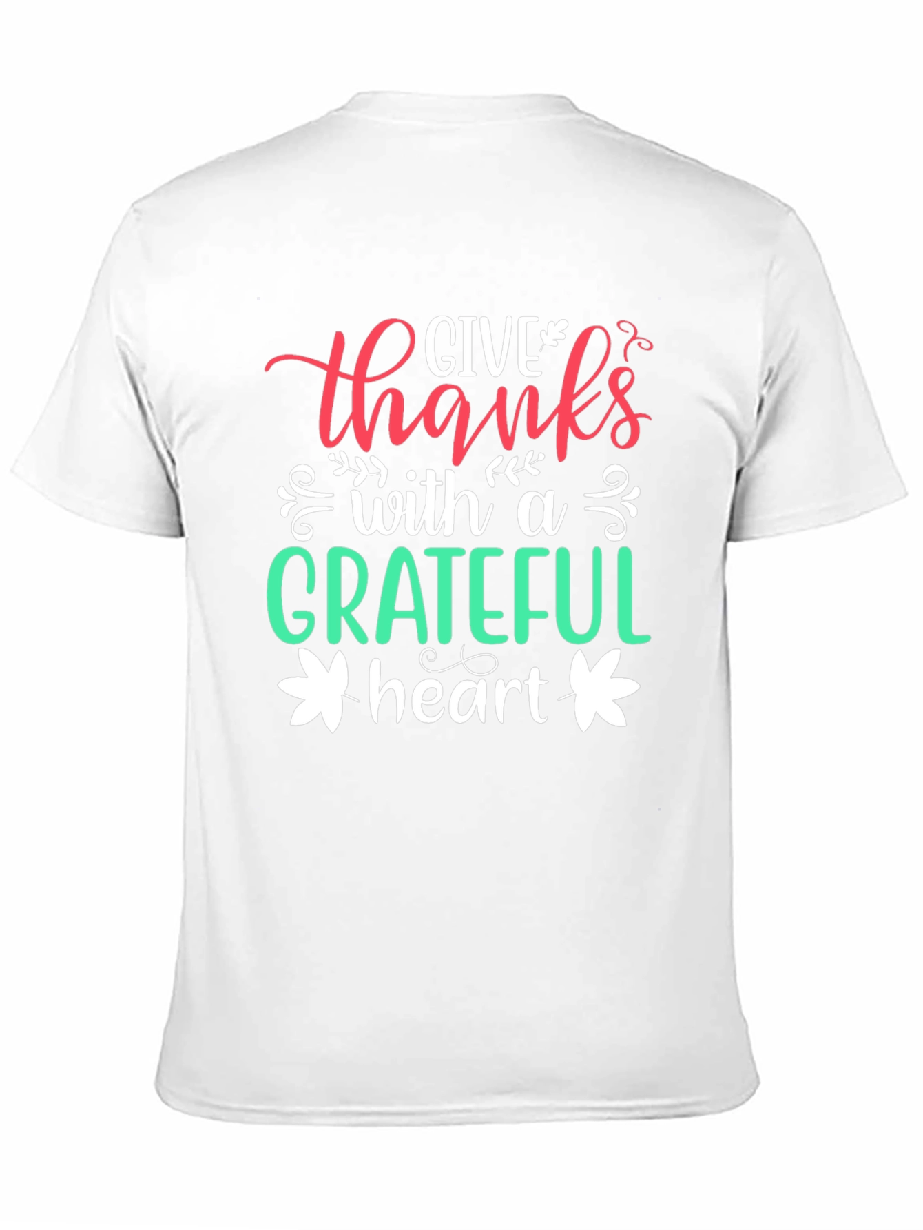 Grateful Heart Graphic Tee - Thanksgiving Shirt