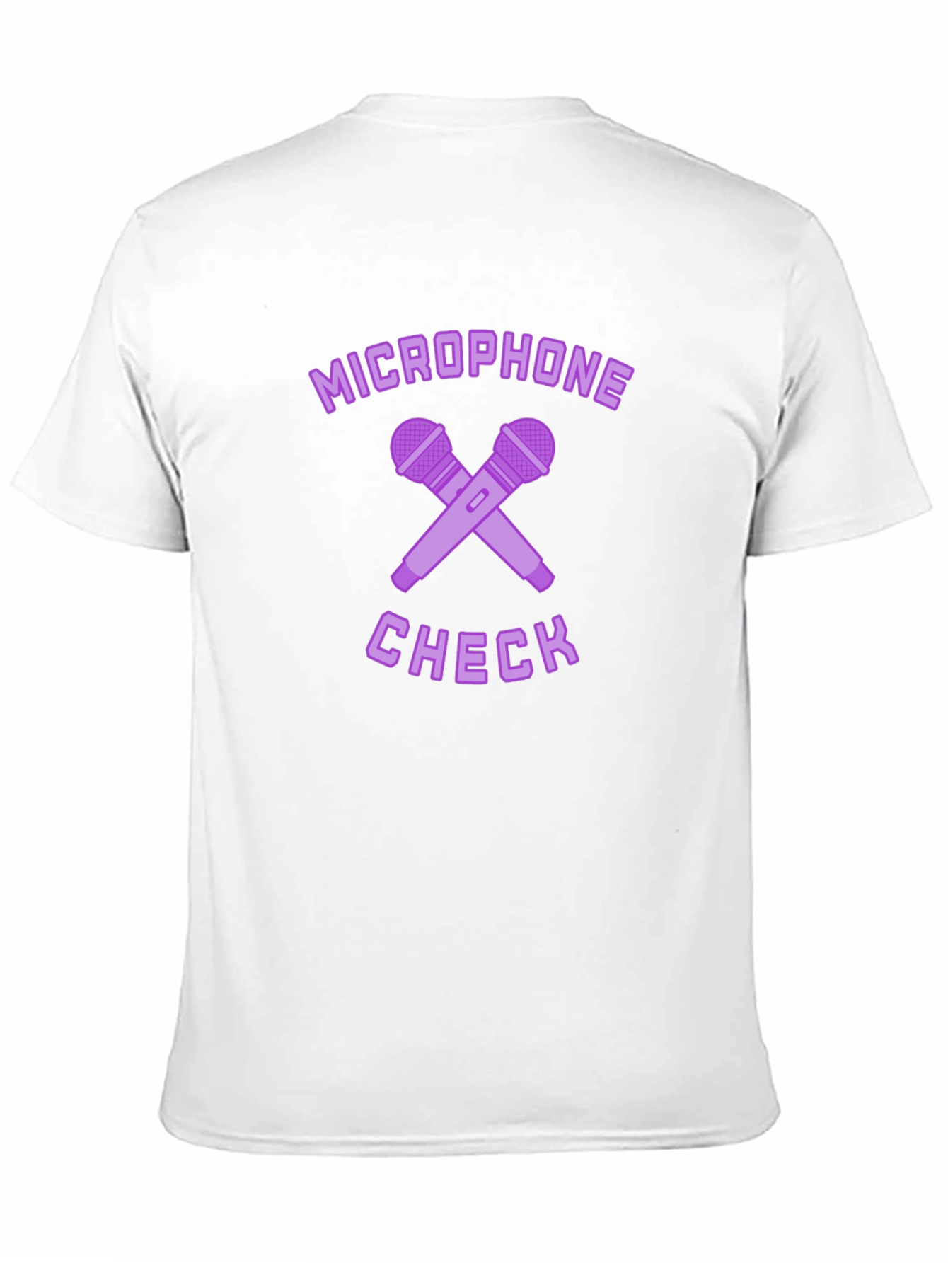 Microphone Check Graphic T-Shirt
