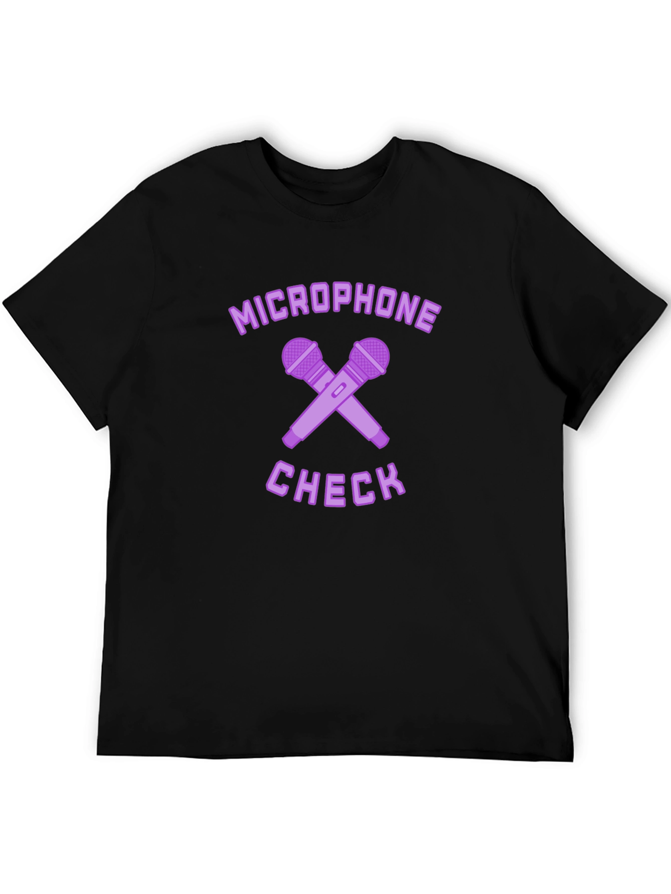 Microphone Check Graphic T-Shirt