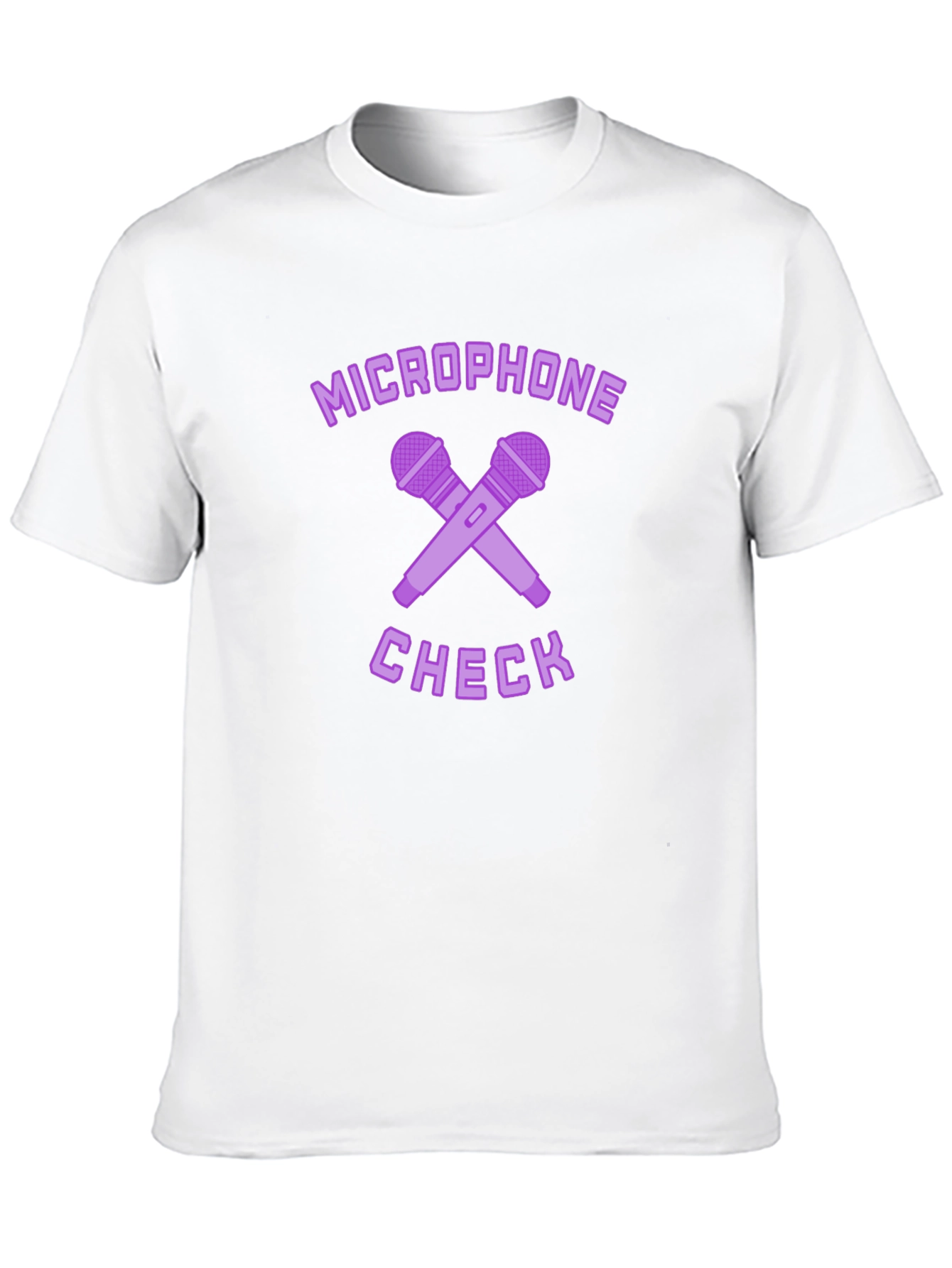 Microphone Check Graphic T-Shirt