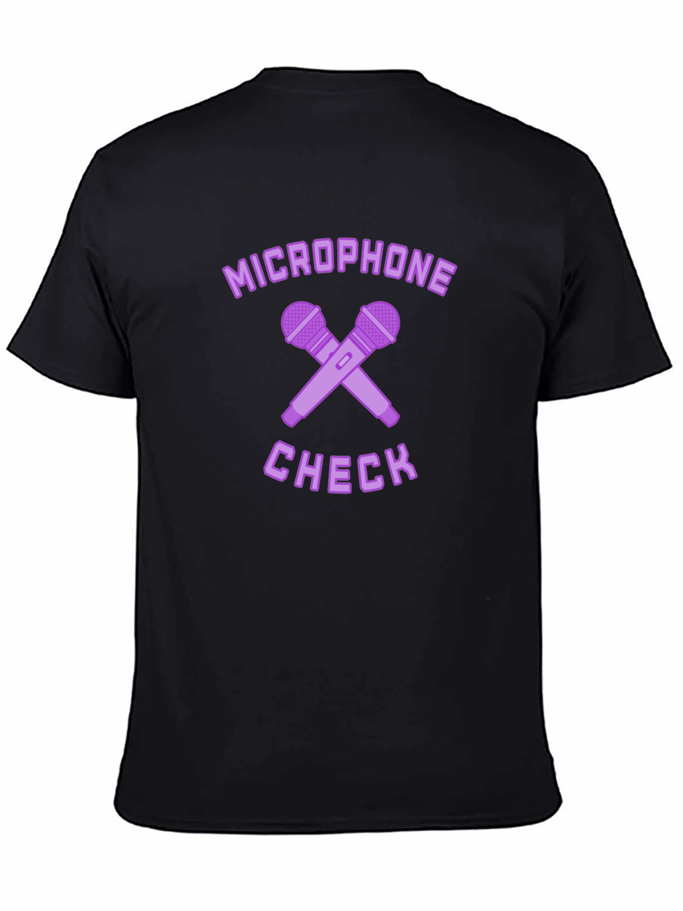 Microphone Check Graphic T-Shirt