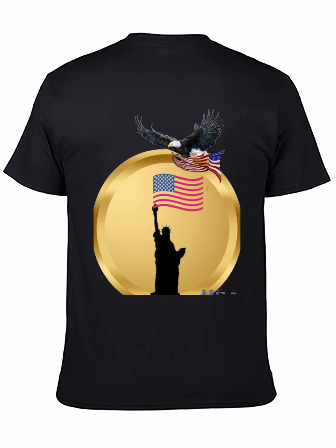 American Pride Black T-Shirt - Liberty & Eagle