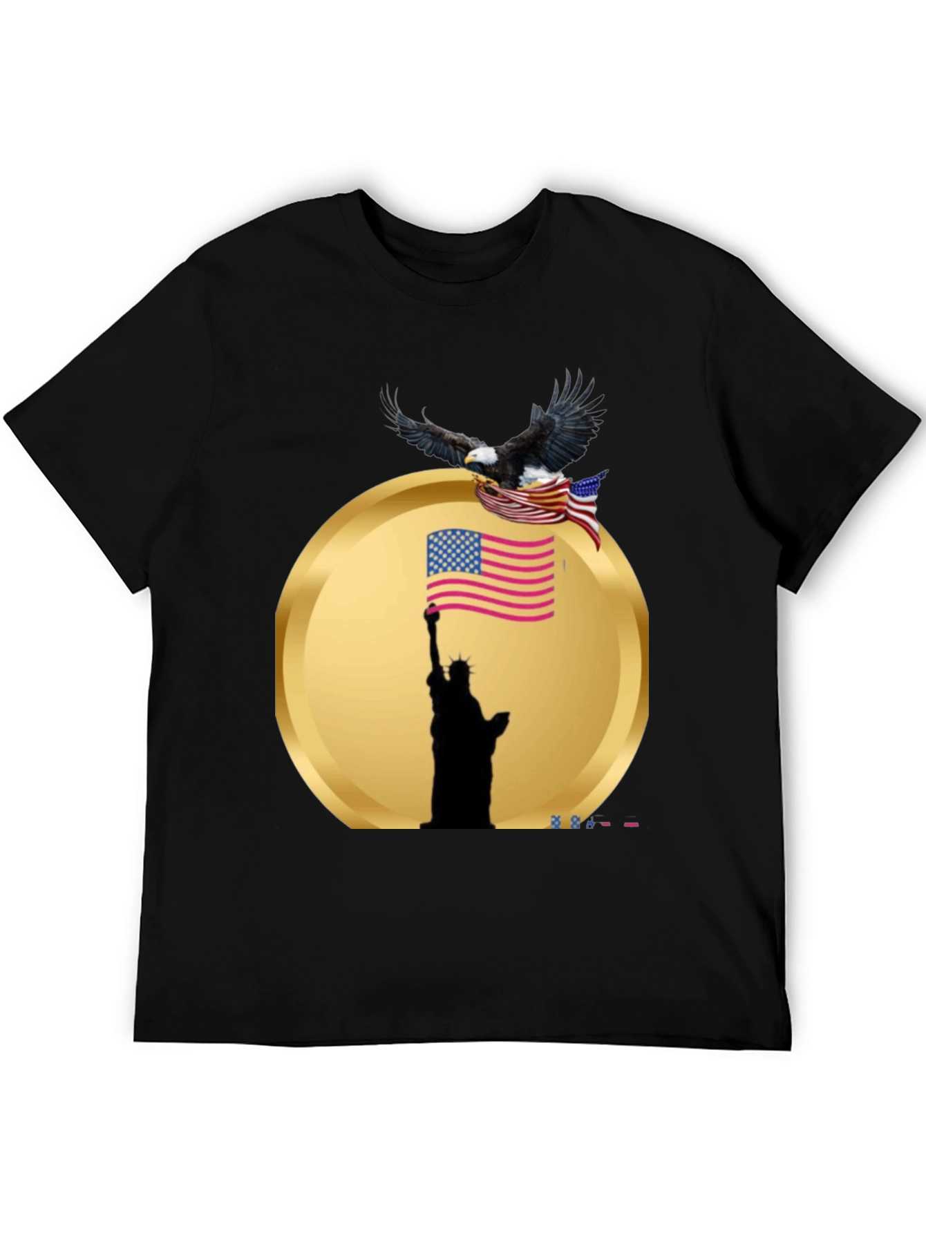 American Pride Black T-Shirt - Liberty & Eagle