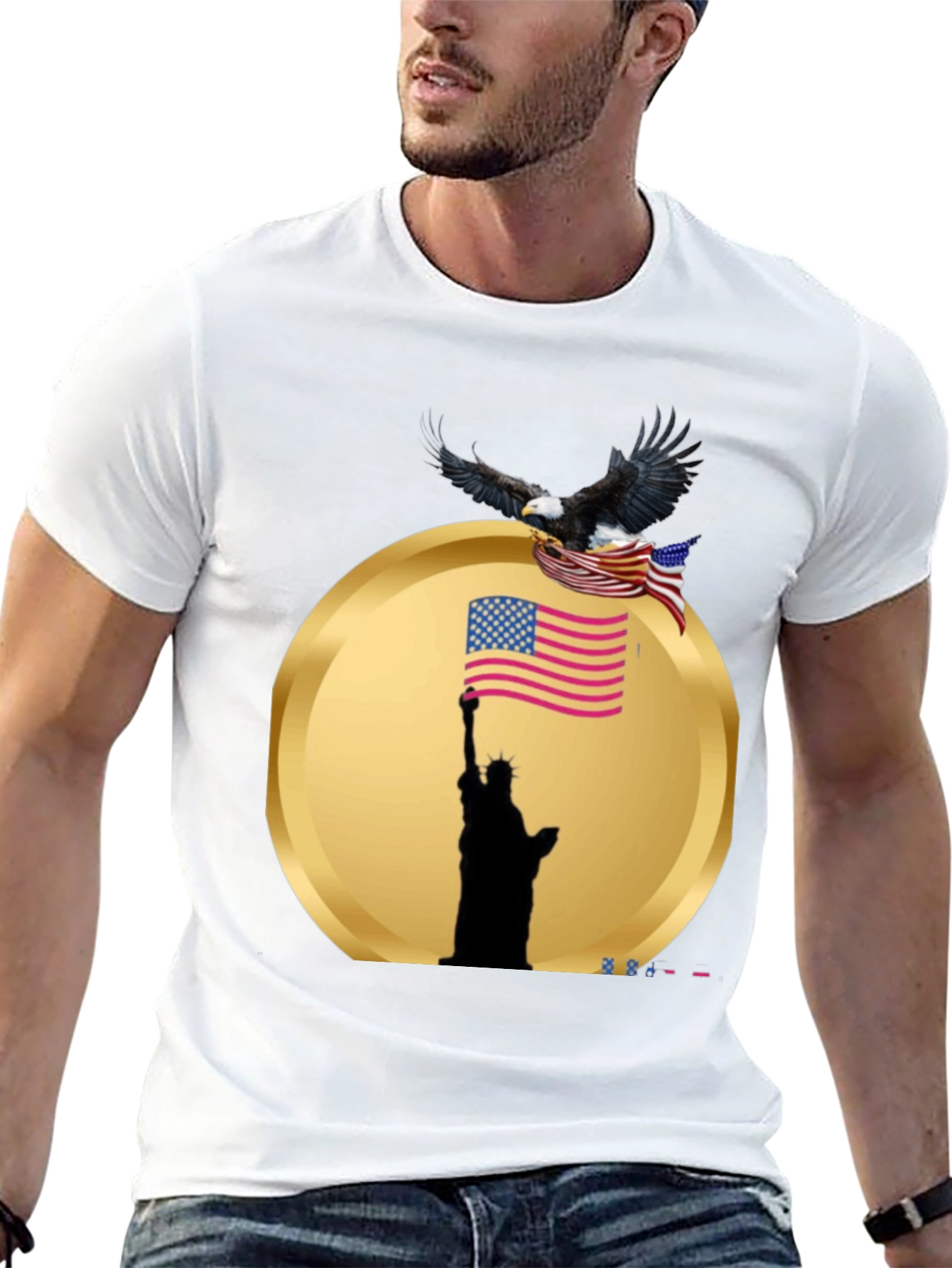American Pride Black T-Shirt - Liberty & Eagle