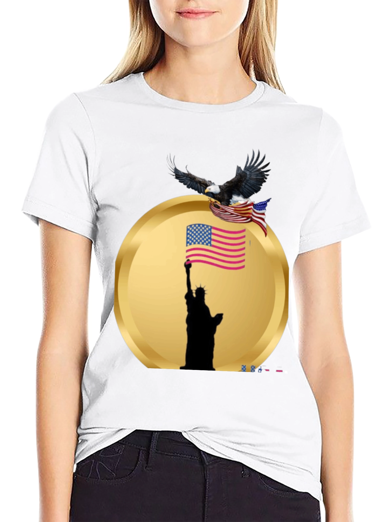 American Pride Black T-Shirt - Liberty & Eagle