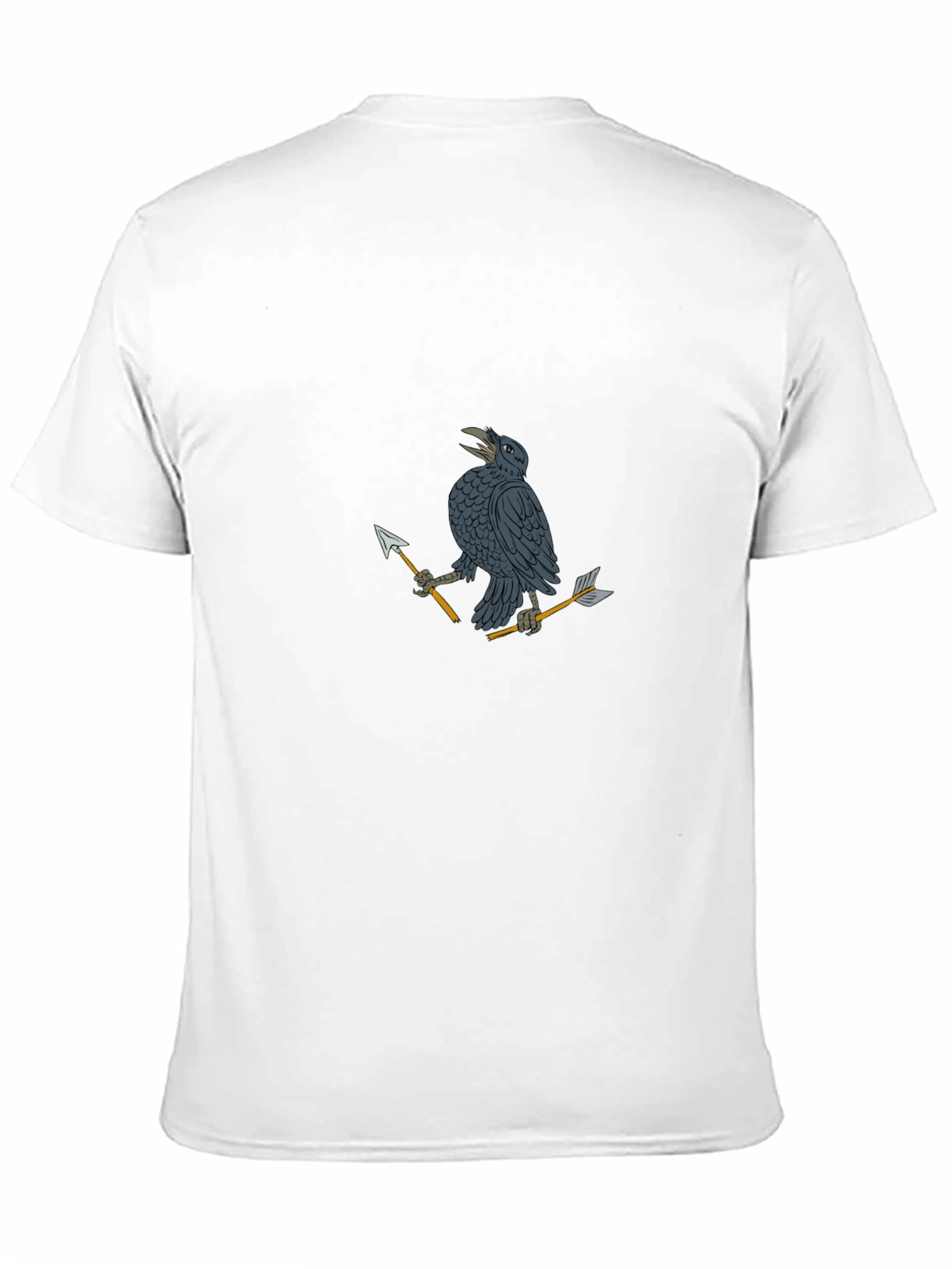Raven & Arrow Graphic Tee - Black Cotton