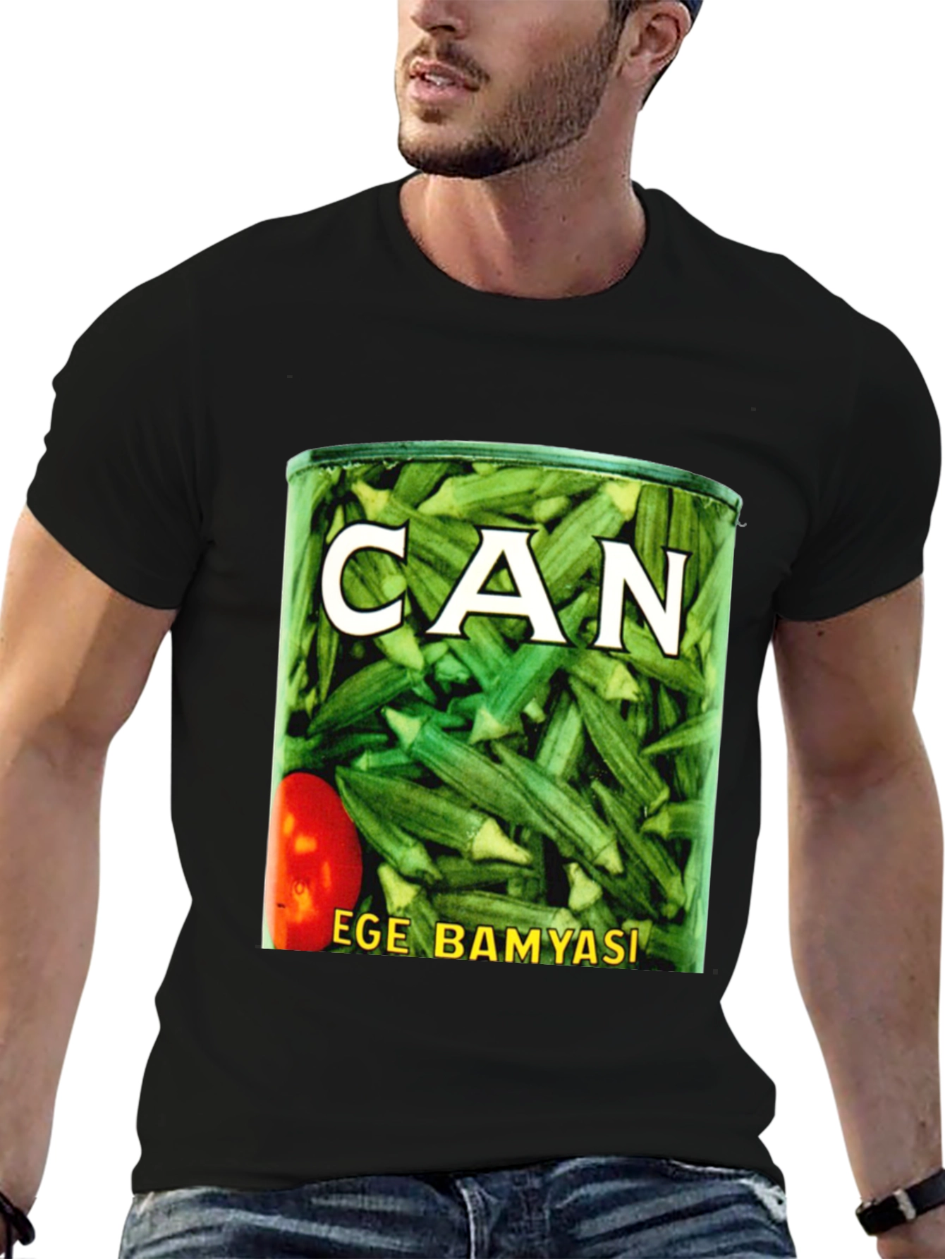 Can Ege Bamyasi Black T-Shirt