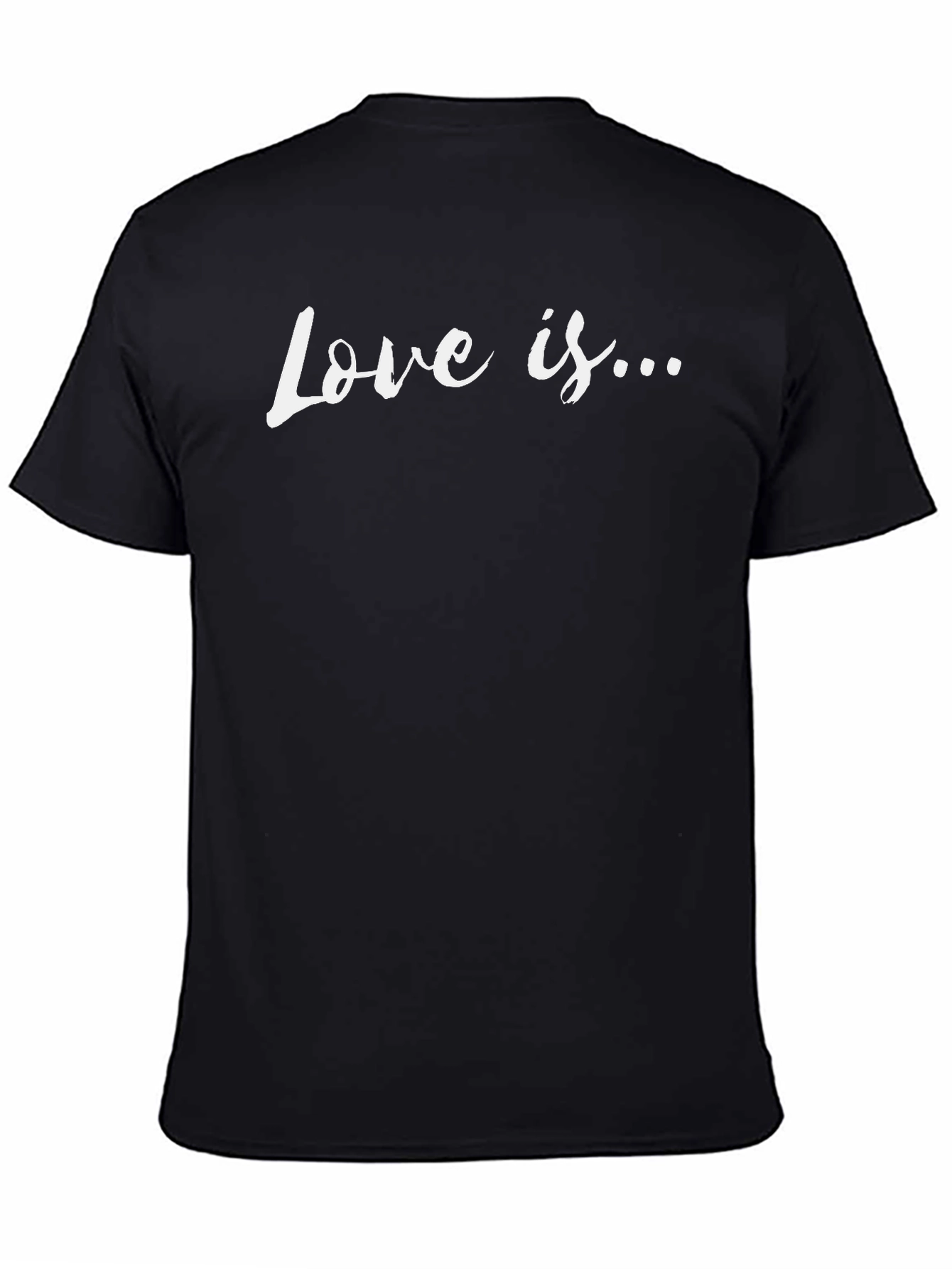 Love Is... Graphic Tee - Stylish Crew Neck T-Shirt