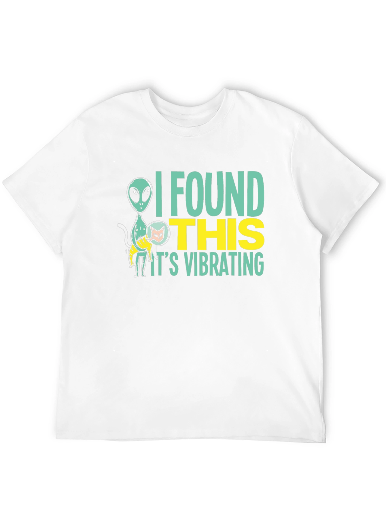 Alien Cat Vibrating T-Shirt