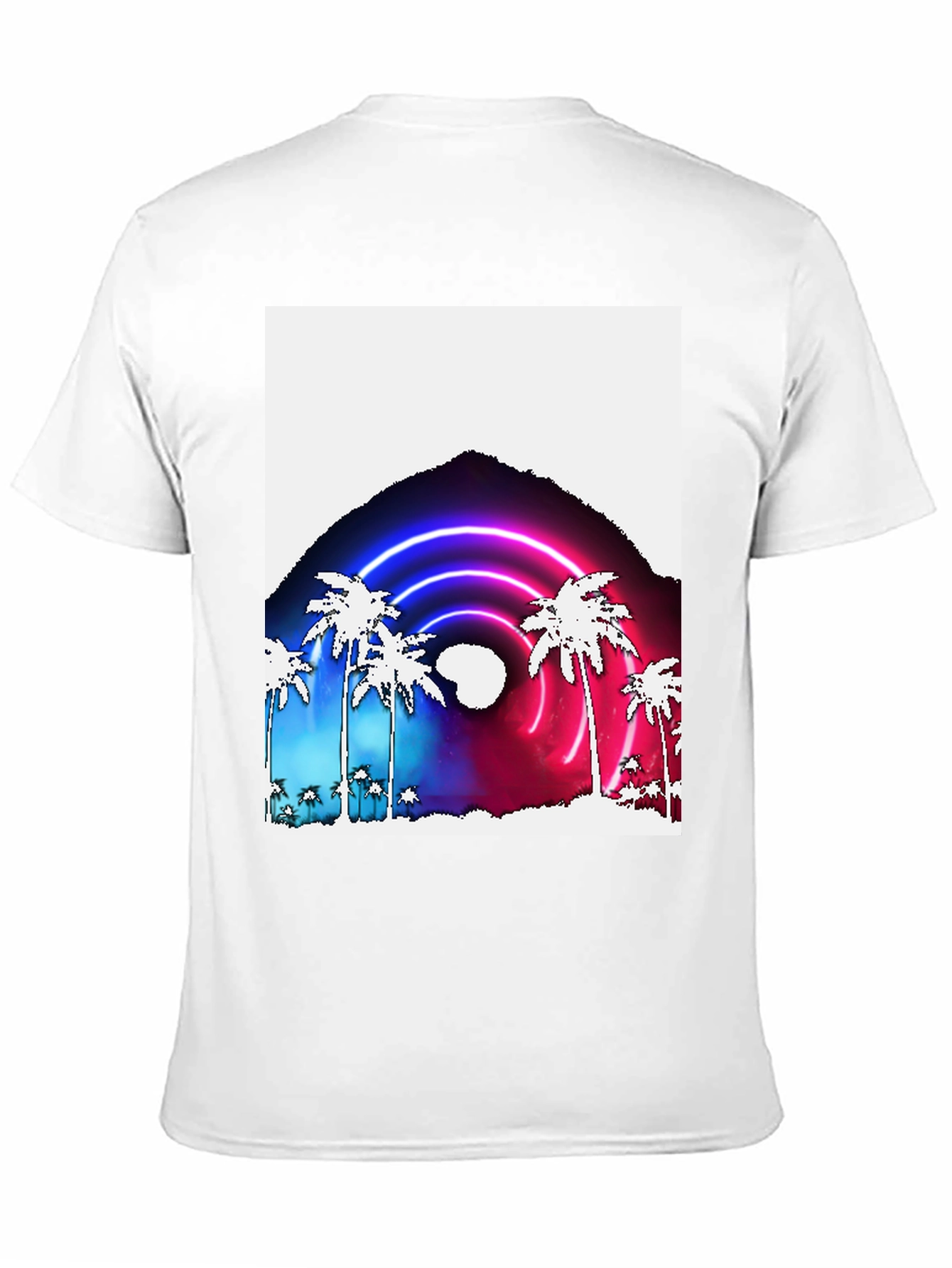 Neon Palm Tree Graphic Tee