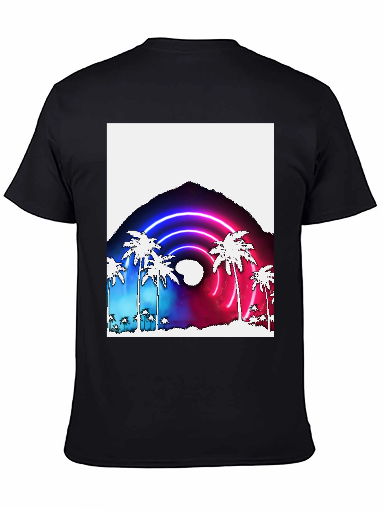 Neon Palm Tree Graphic Tee