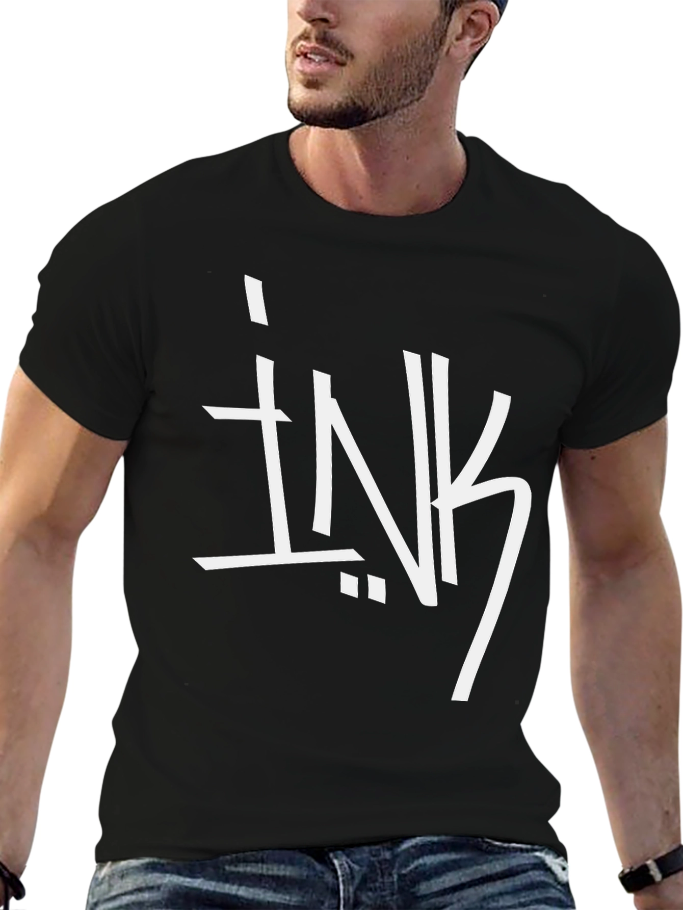 INK Graphic Black T-Shirt