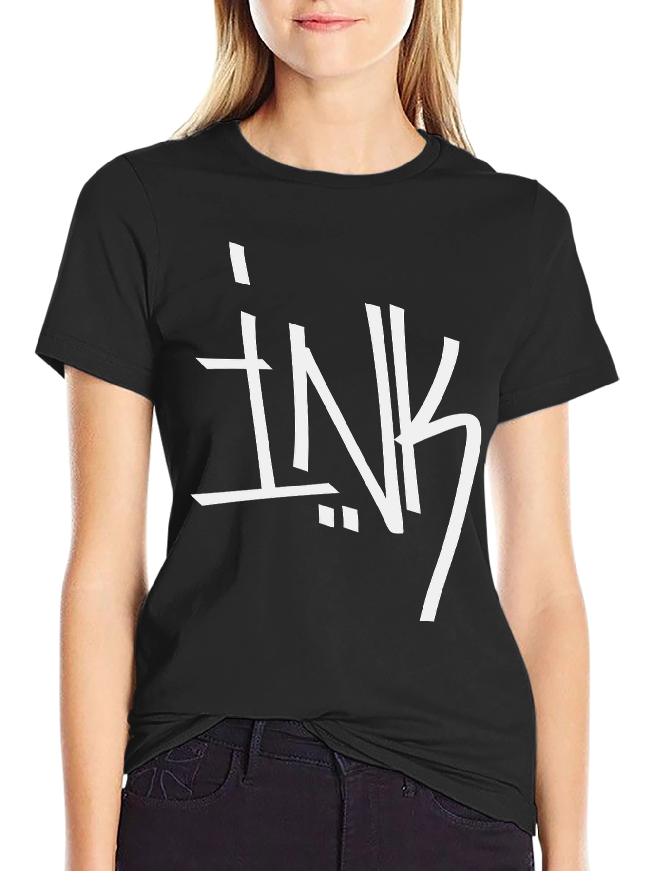 INK Graphic Black T-Shirt