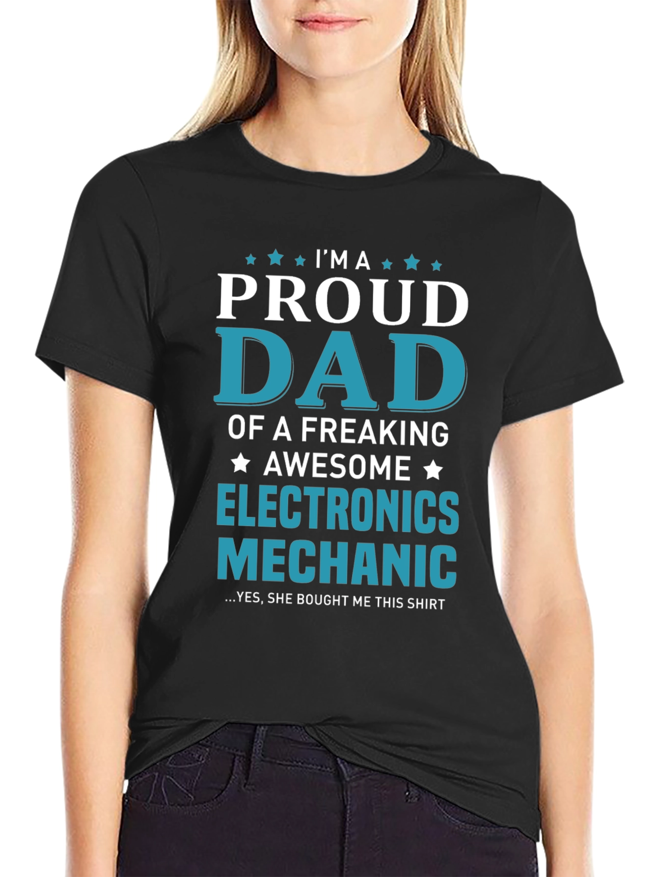 Proud Dad Electronics Mechanic T-Shirt