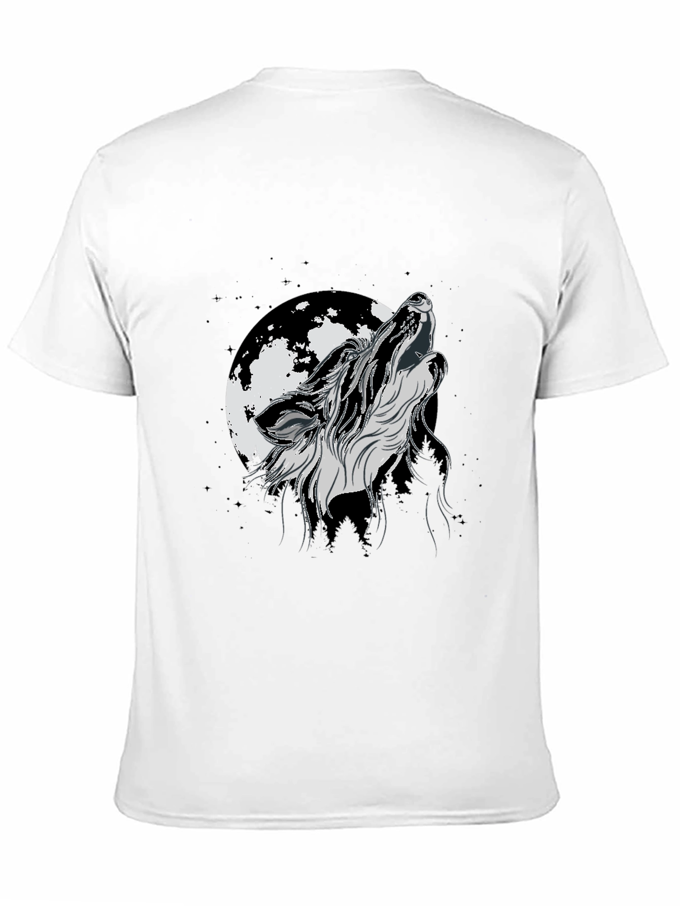 Wolf Howling Moon T-Shirt
