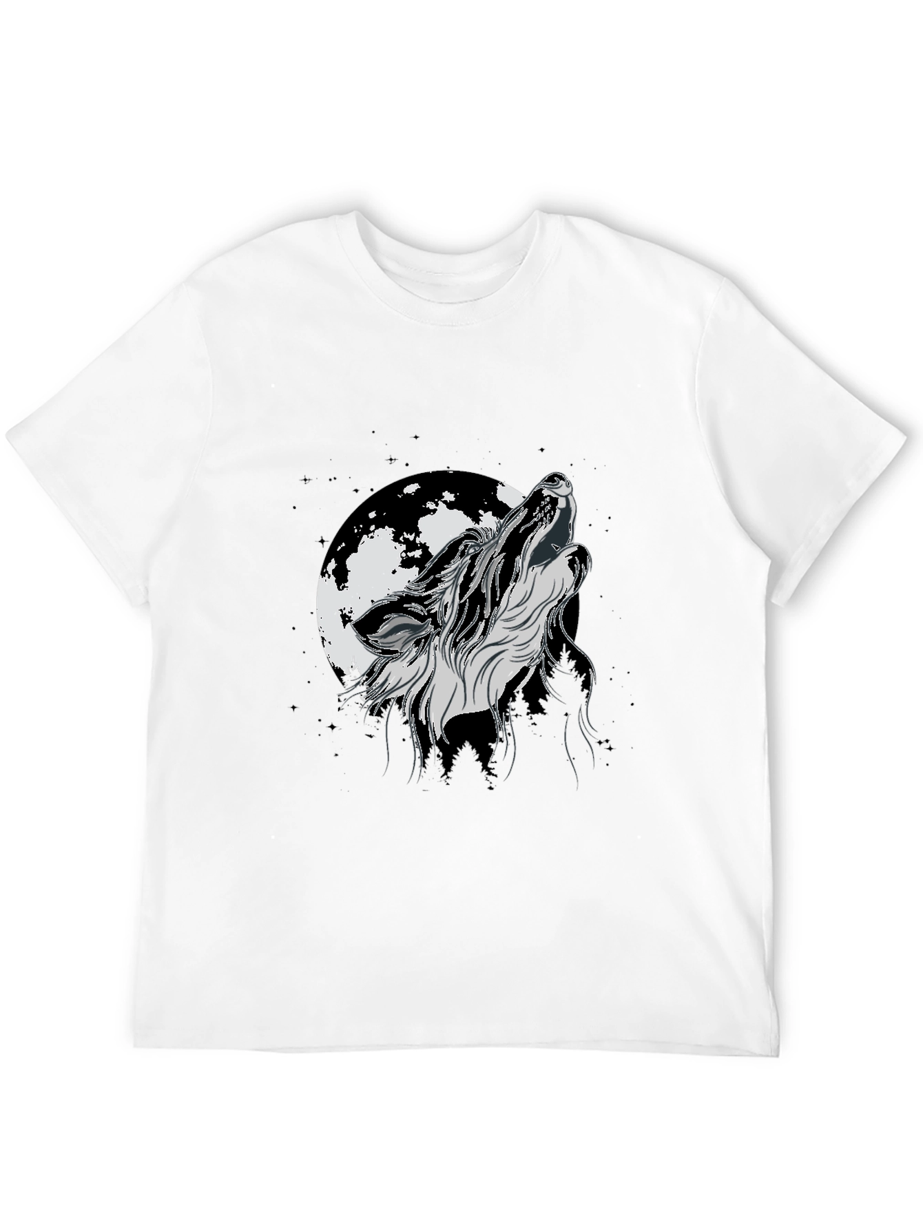 Wolf Howling Moon T-Shirt