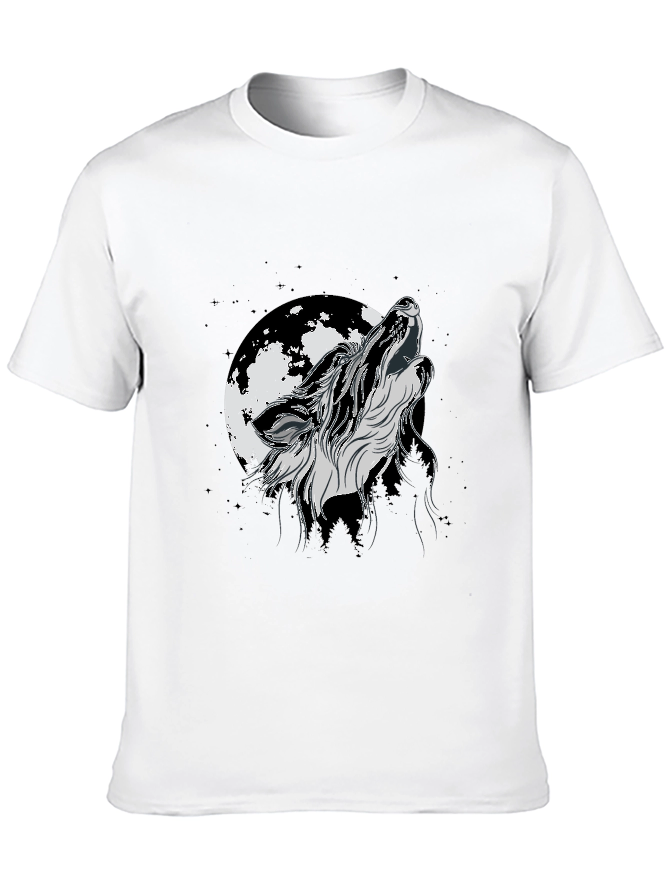 Wolf Howling Moon T-Shirt