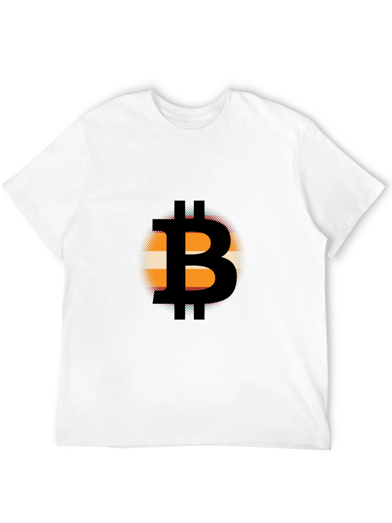 Bitcoin Black T-Shirt Graphic Tee Cryptocurrency