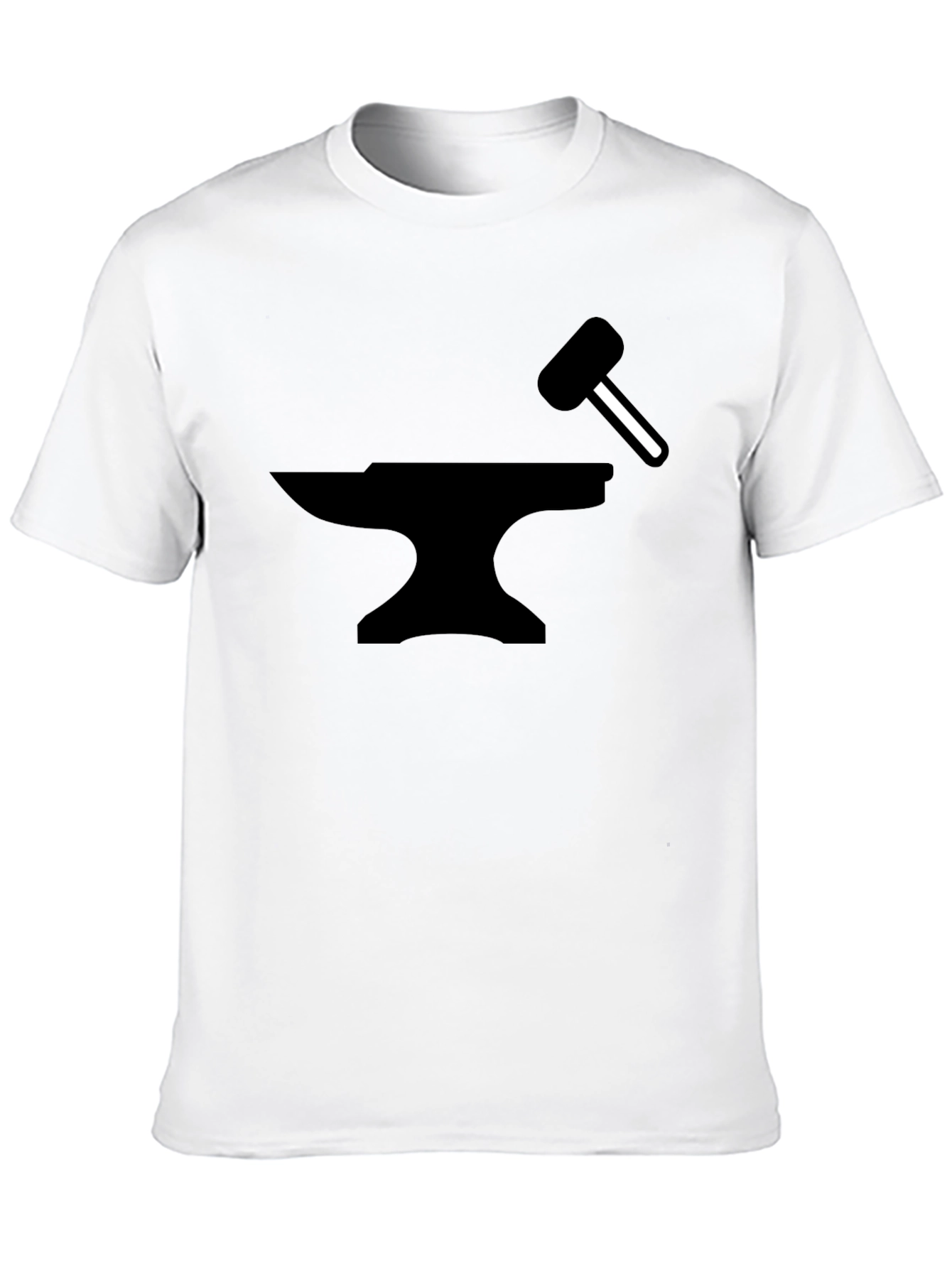 Blacksmith Anvil & Hammer Graphic T-Shirt