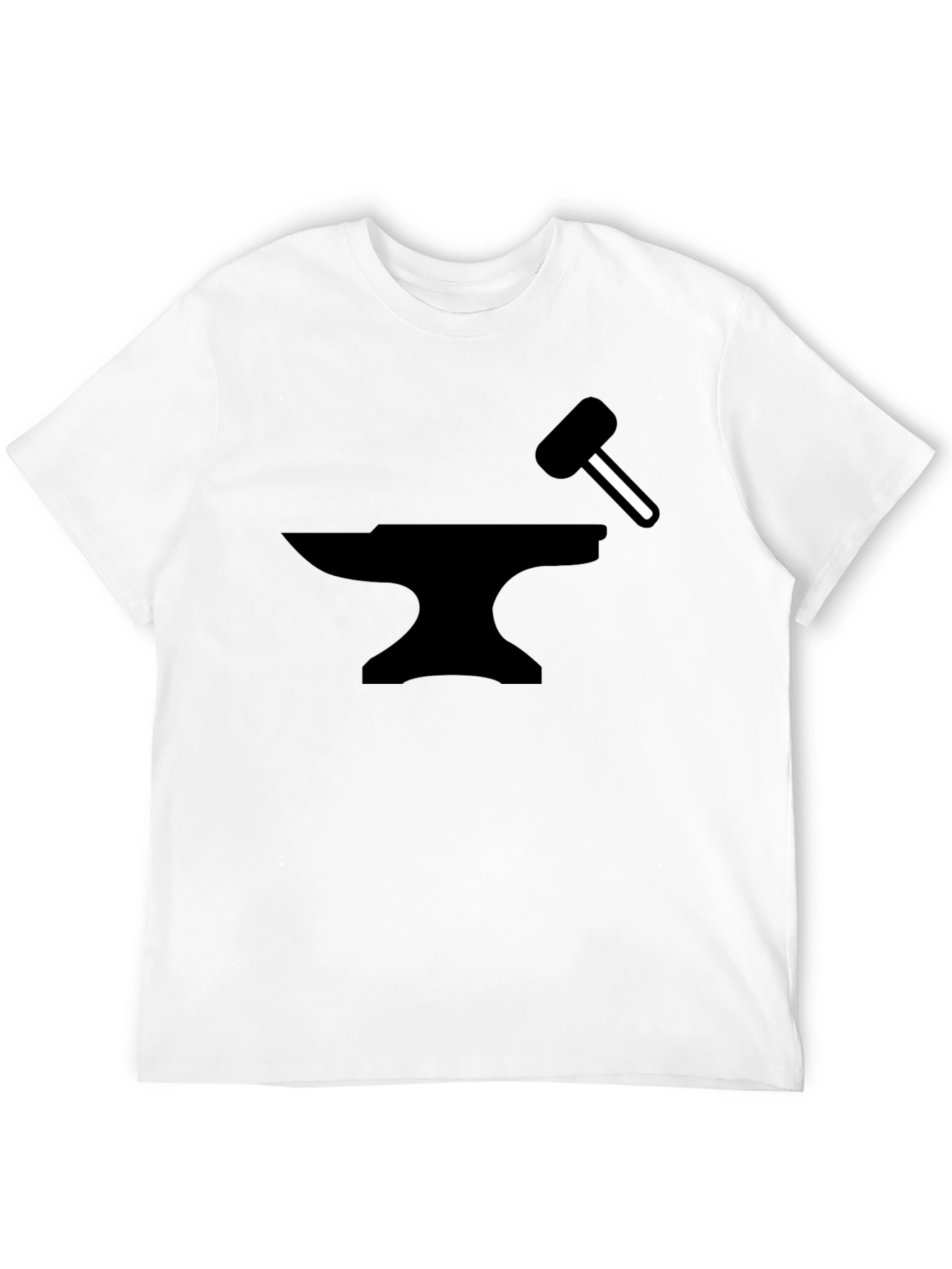 Blacksmith Anvil & Hammer Graphic T-Shirt