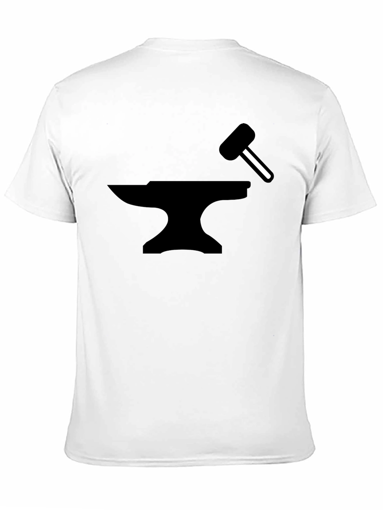 Blacksmith Anvil & Hammer Graphic T-Shirt